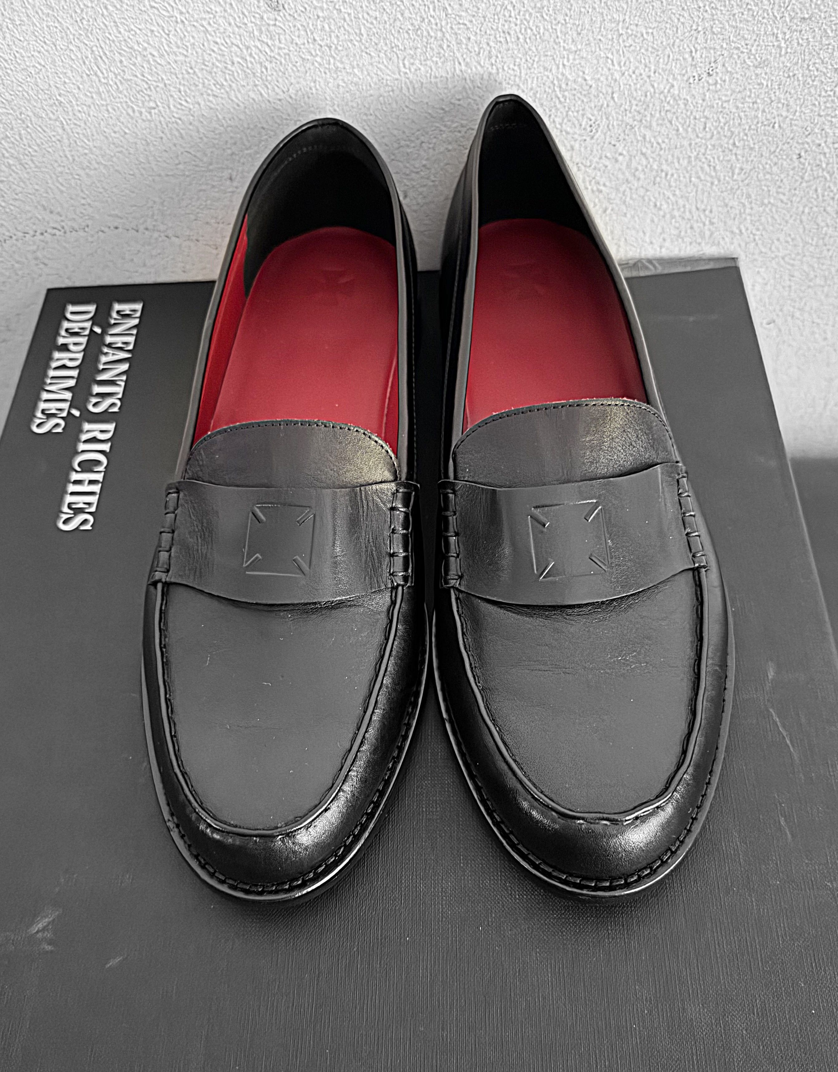 Enfants Riches Deprimes Runway SS'25 Glazed Cross Penny Loafers Size US 9 / EU 42 - 8 Thumbnail