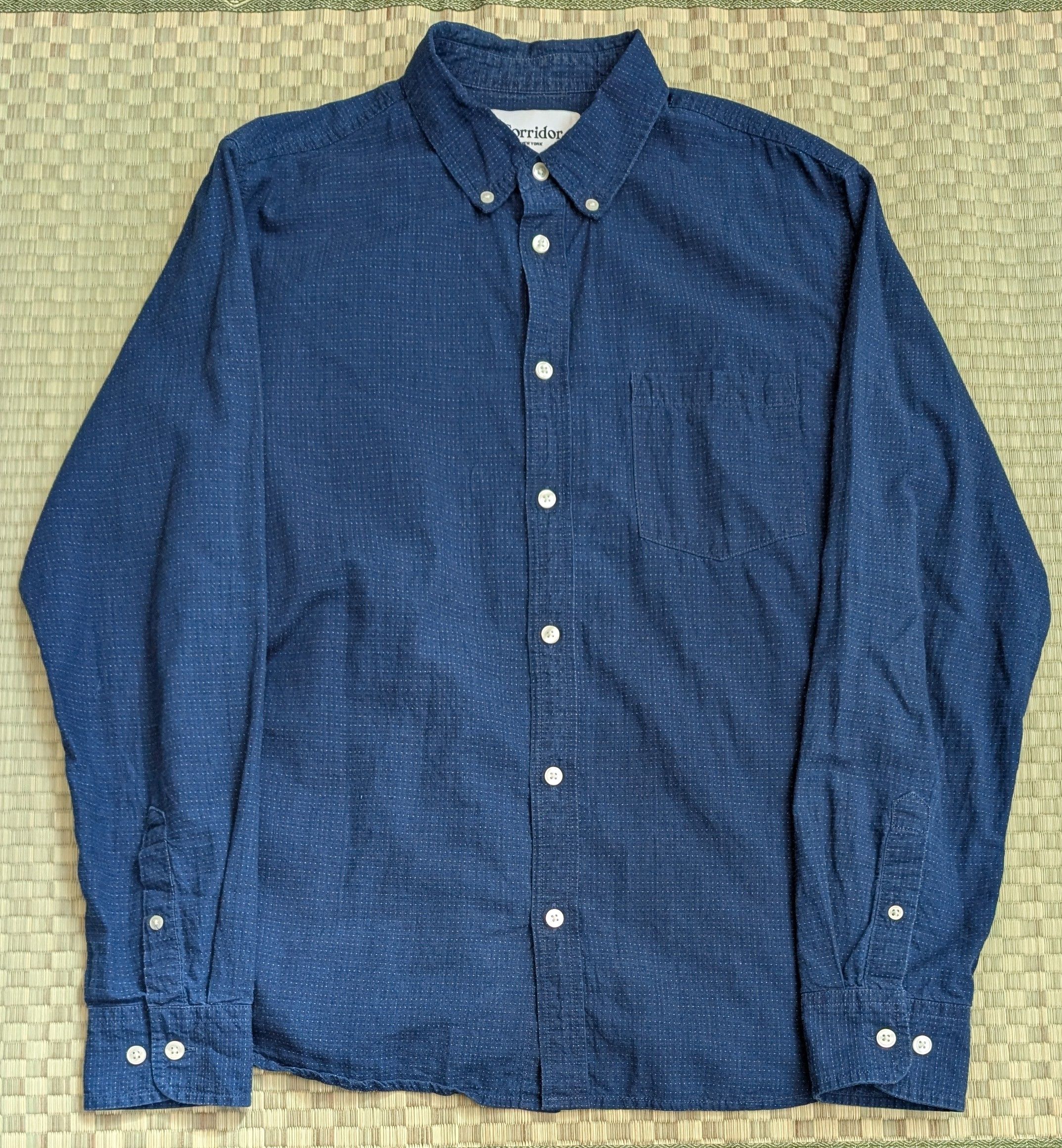 Corridor Corridor NYC SS20 Indigo Rainbow Dobby Shirt in Blue/Pastel Size US S / EU 44-46 / 1 - 1 Thumbnail