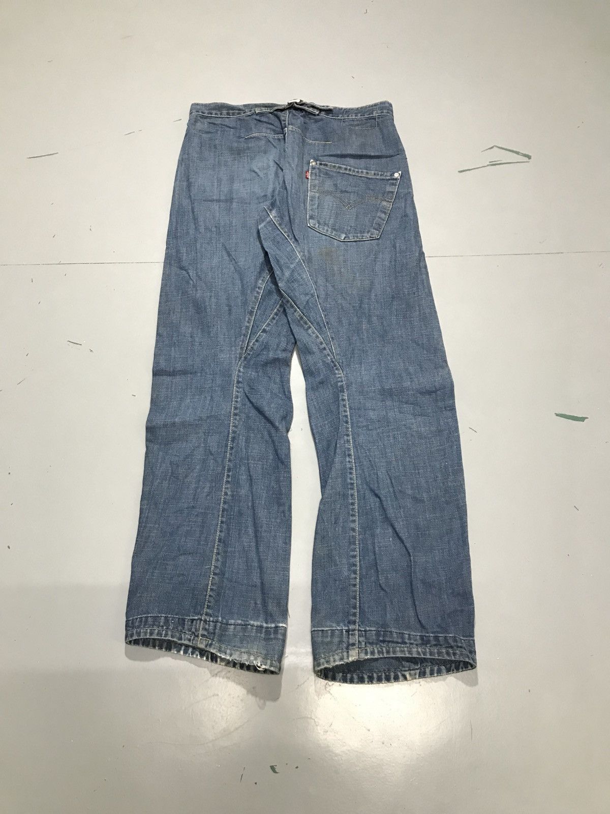 Levi's Vintage Levi’s engineer jeans buckle belt denim Size US 32 / EU 48 - 2 Thumbnail