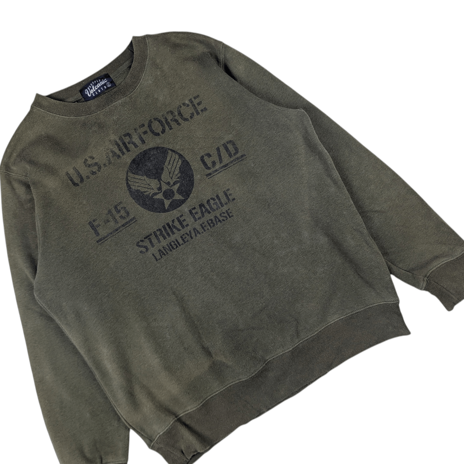Vintage Vintage 90's US Air Force Military Army Sweatshirts Size US L / EU 52-54 / 3 - 4 Thumbnail