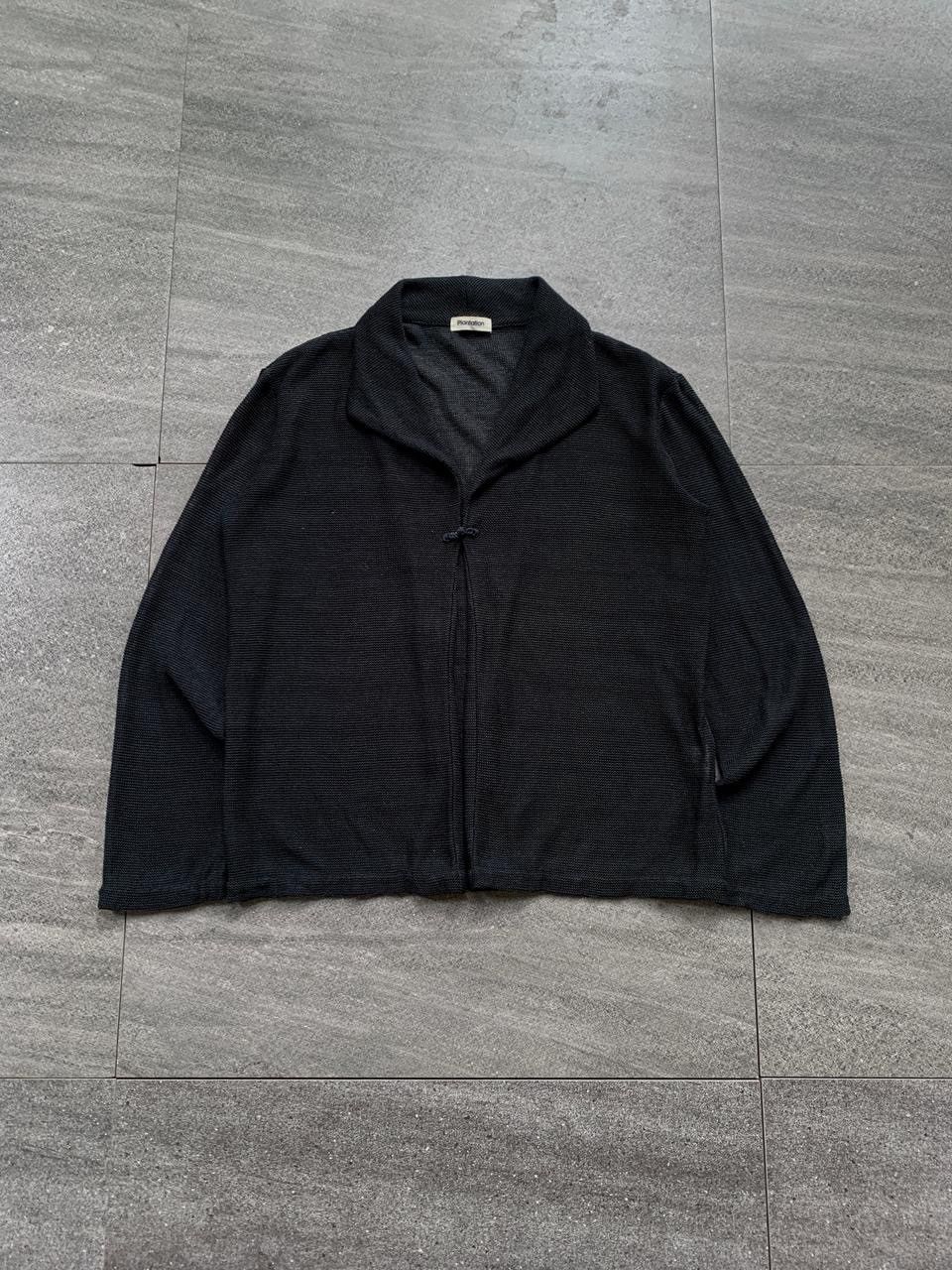 Issey Miyake FREE TAX! Plantation Cheongsam Closure Knit Cardigan Size US S / EU 44-46 / 1 - 1 Thumbnail