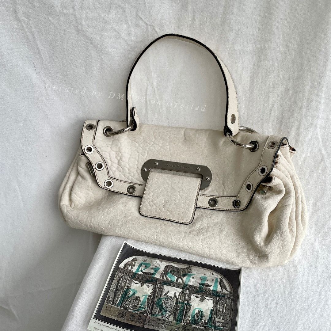 Dolce & Gabbana Dolce&Gabbana Vintage Cream Dumpling Handbag Size ONE SIZE - 1 Thumbnail