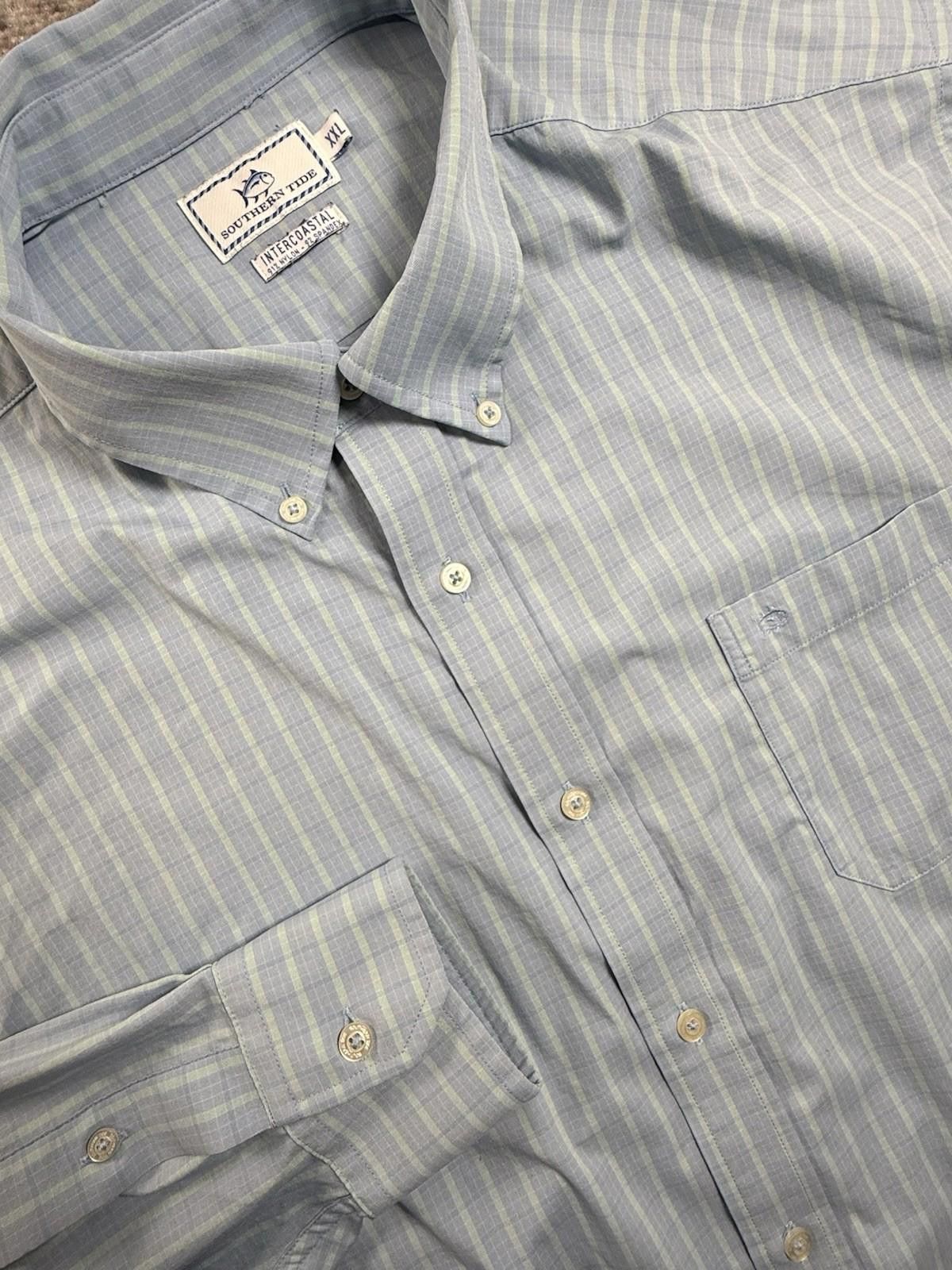 Southern Tide Southern Tide Button Down Intercoastal Mens XXL Blue Size US XXL / EU 58 / 5 - 1 Thumbnail