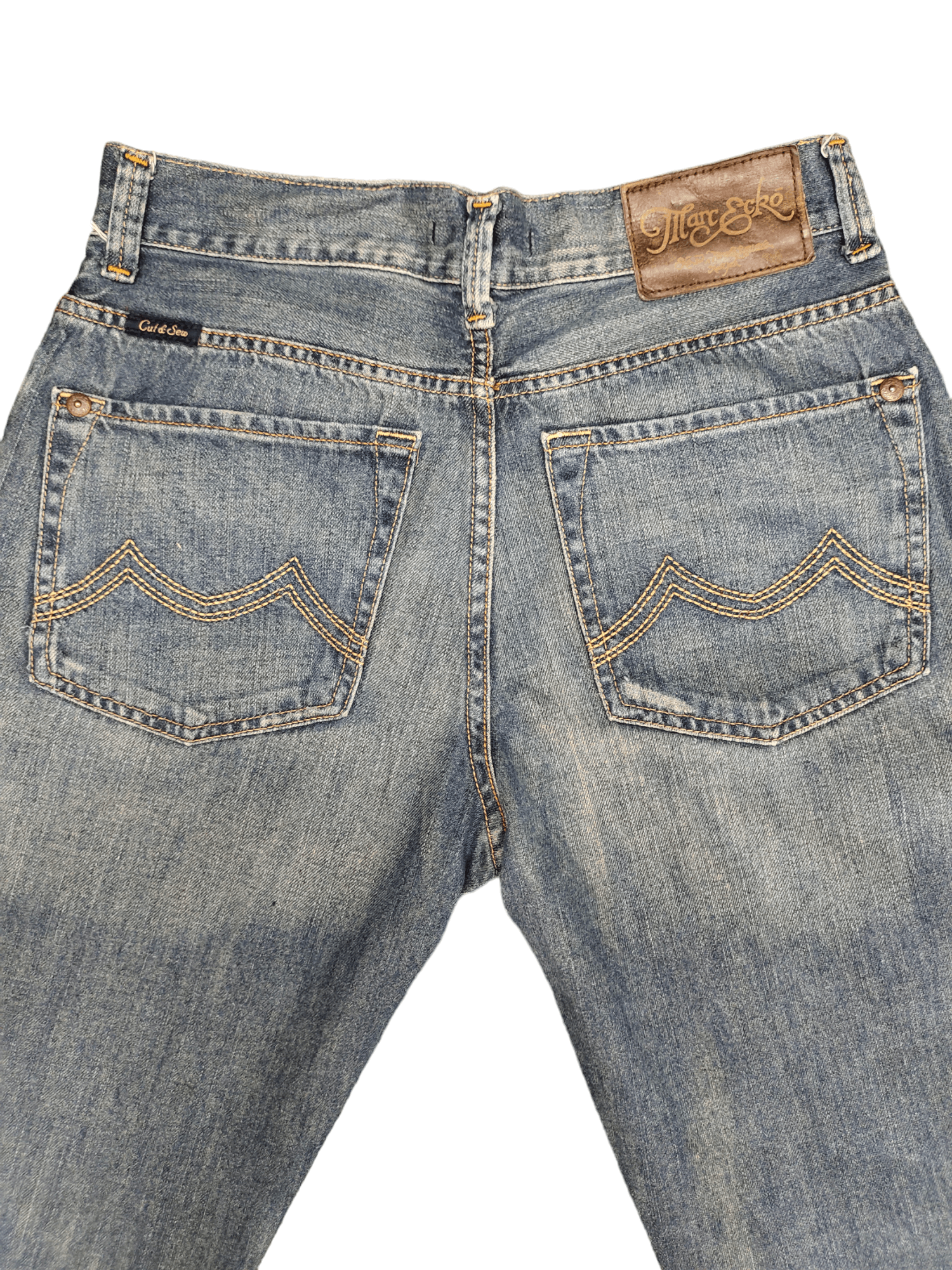 If Six Was Nine Flare Jeans Marc Ecko Cut & Sew Denim Boot Cut Streetwear Size US 30 / EU 46 - 12 Thumbnail