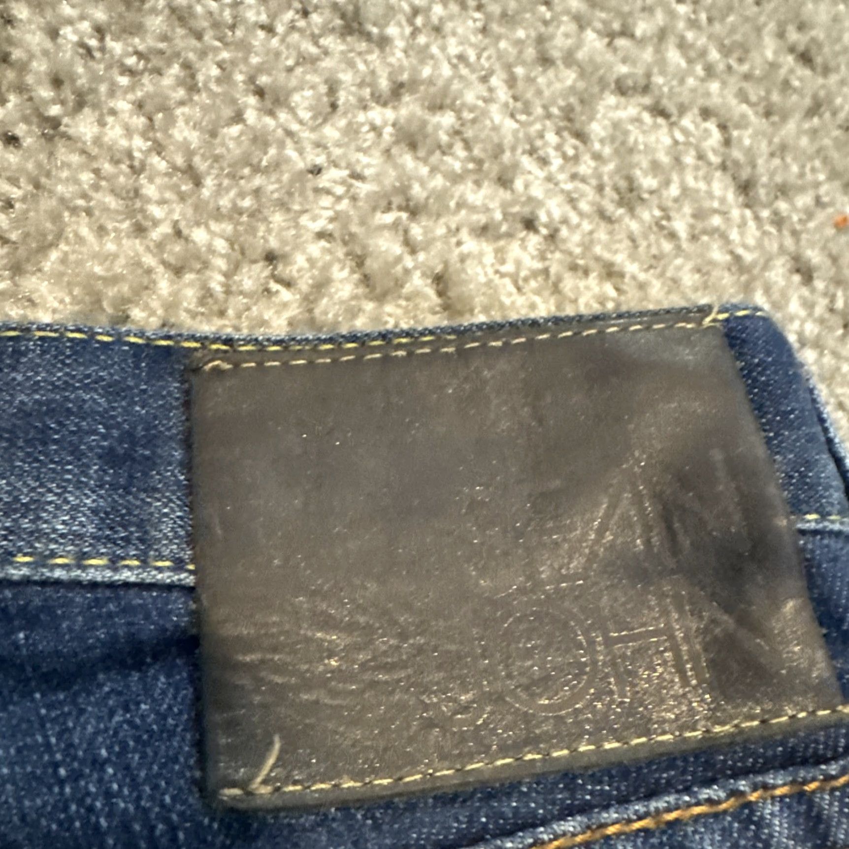 Sean John VINTAGE Sean John Jeans Dark Wash Denim 34x32 Grunge Straight Men Blue 90s Vintage Y2K Size US 34 / EU 50 - 7 Thumbnail
