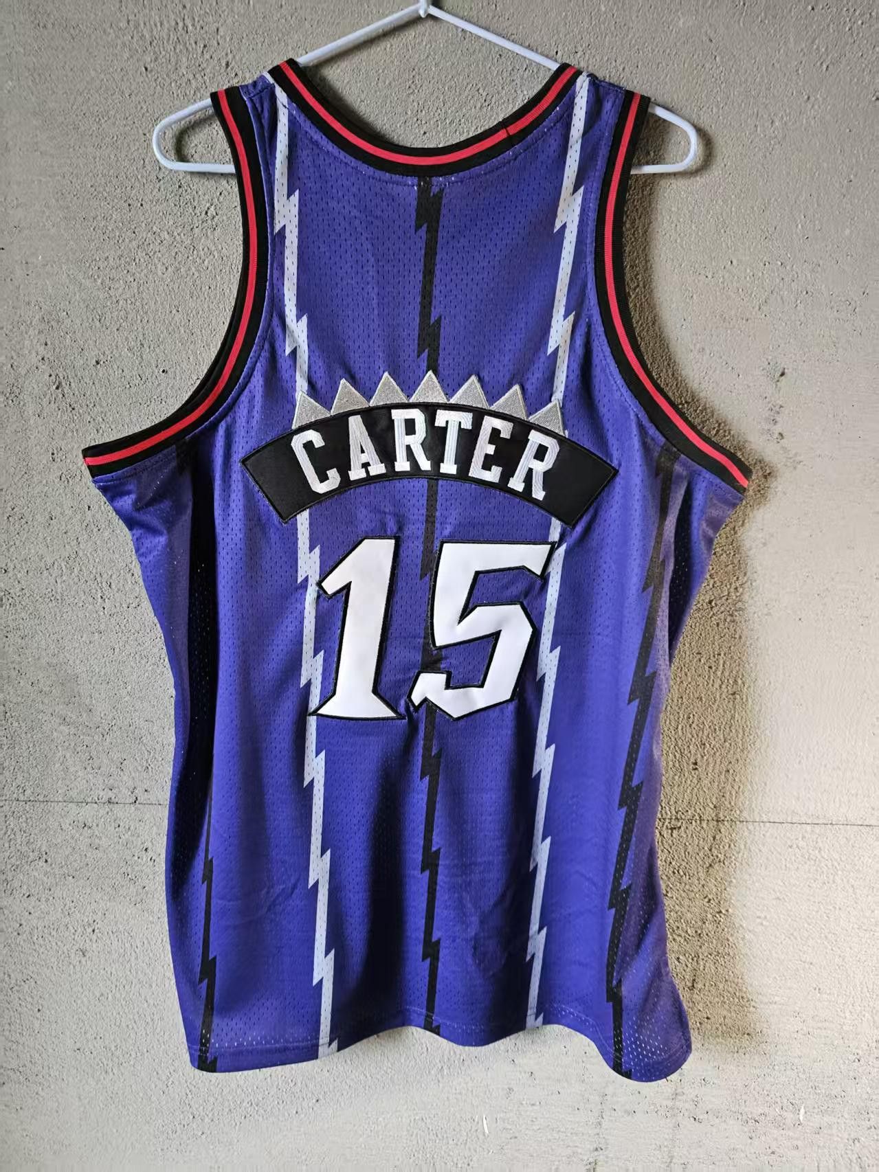 NBA Toronto Raptors Vince Carter Jersey Double Stitched Purpl L Size US L / EU 52-54 / 3 - 1 Thumbnail
