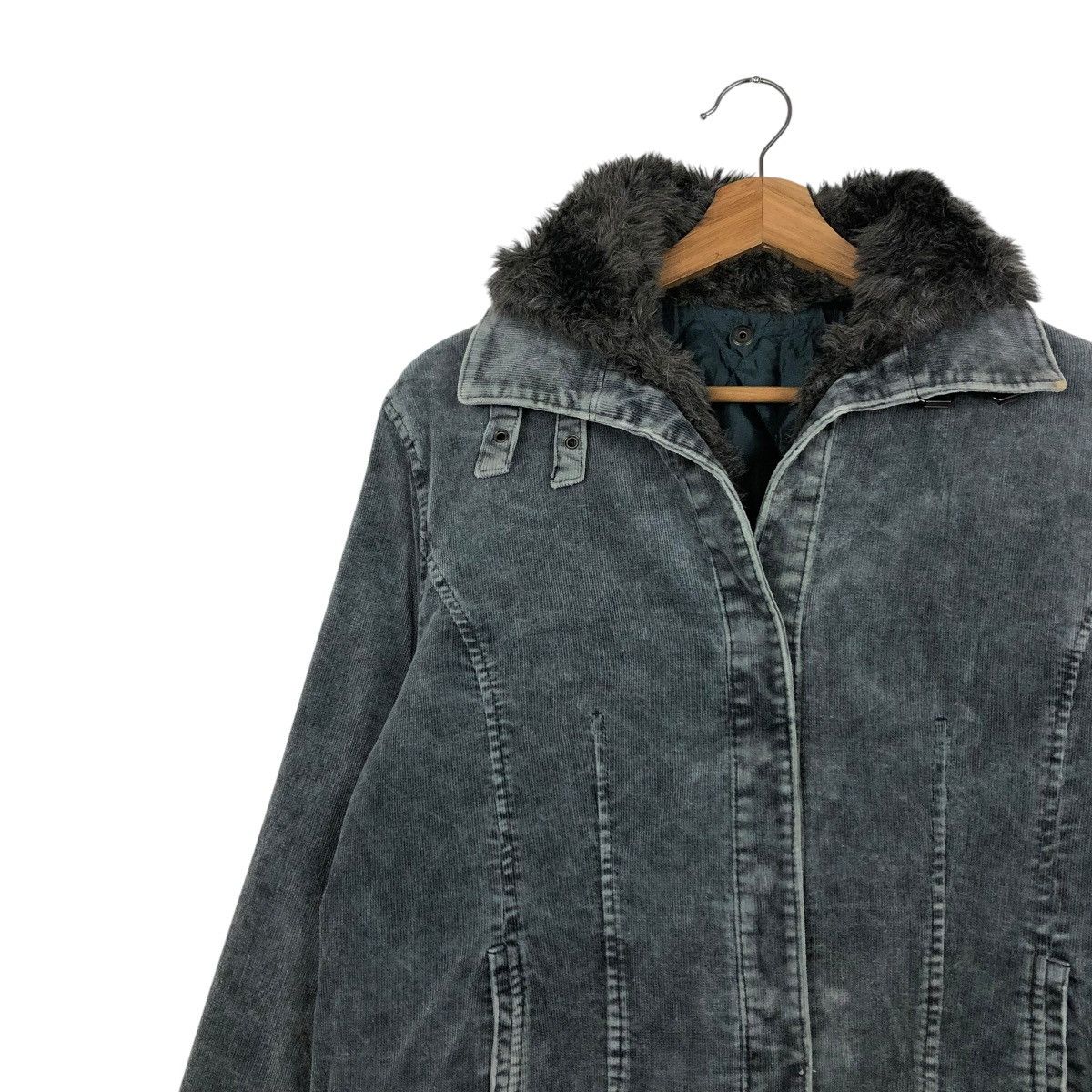 Japanese Brand × Vintage 🔥VINTAGE CROPPED BIKER JACKET DOUBLE COLLAR FUR ISSEY MIYAKE Size US S / EU 44-46 / 1 - 9 Thumbnail