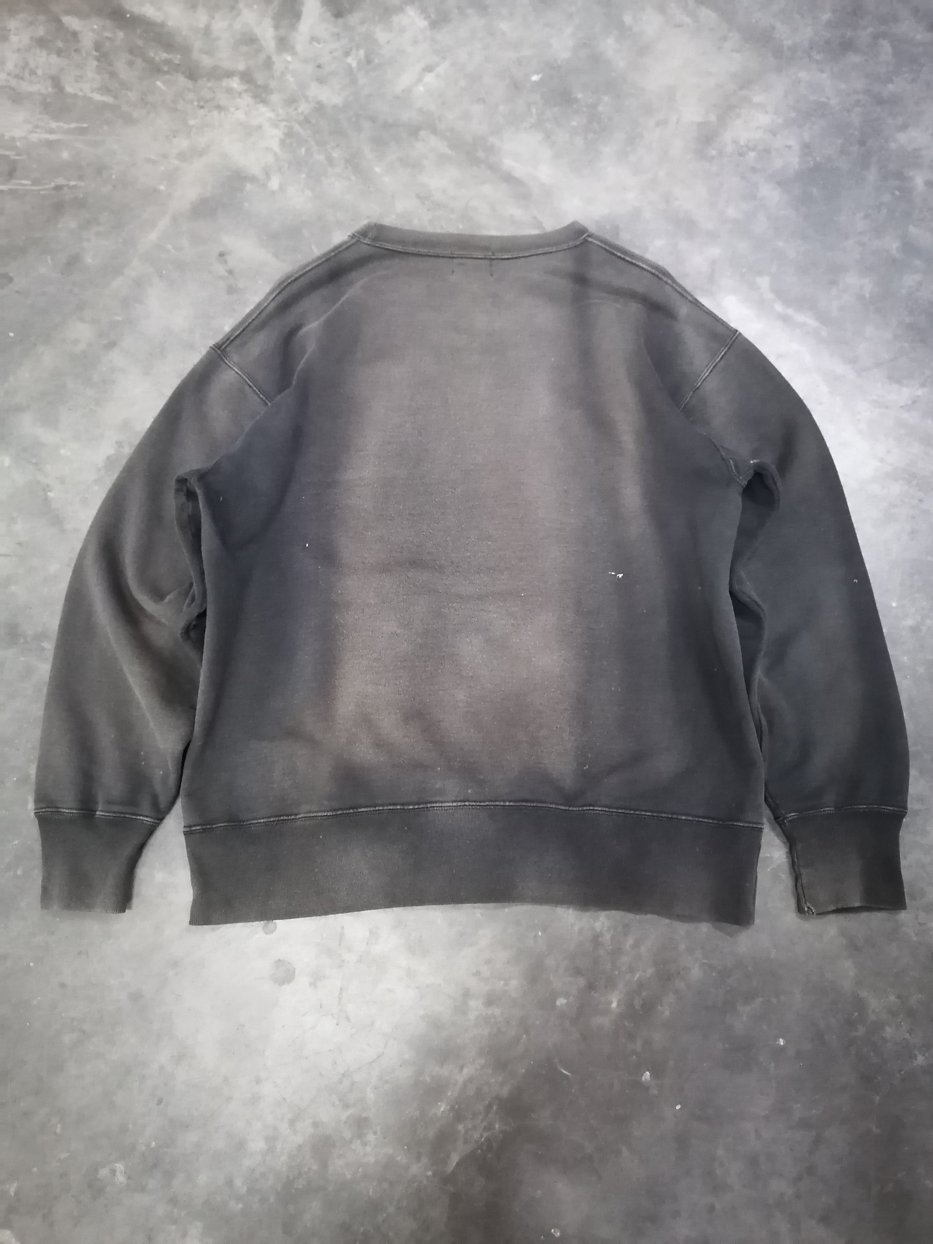 Japanese Brand Trashed Faded Vintage 291295=HOMME Command Sweatshirt Size US L / EU 52-54 / 3 - 7 Thumbnail