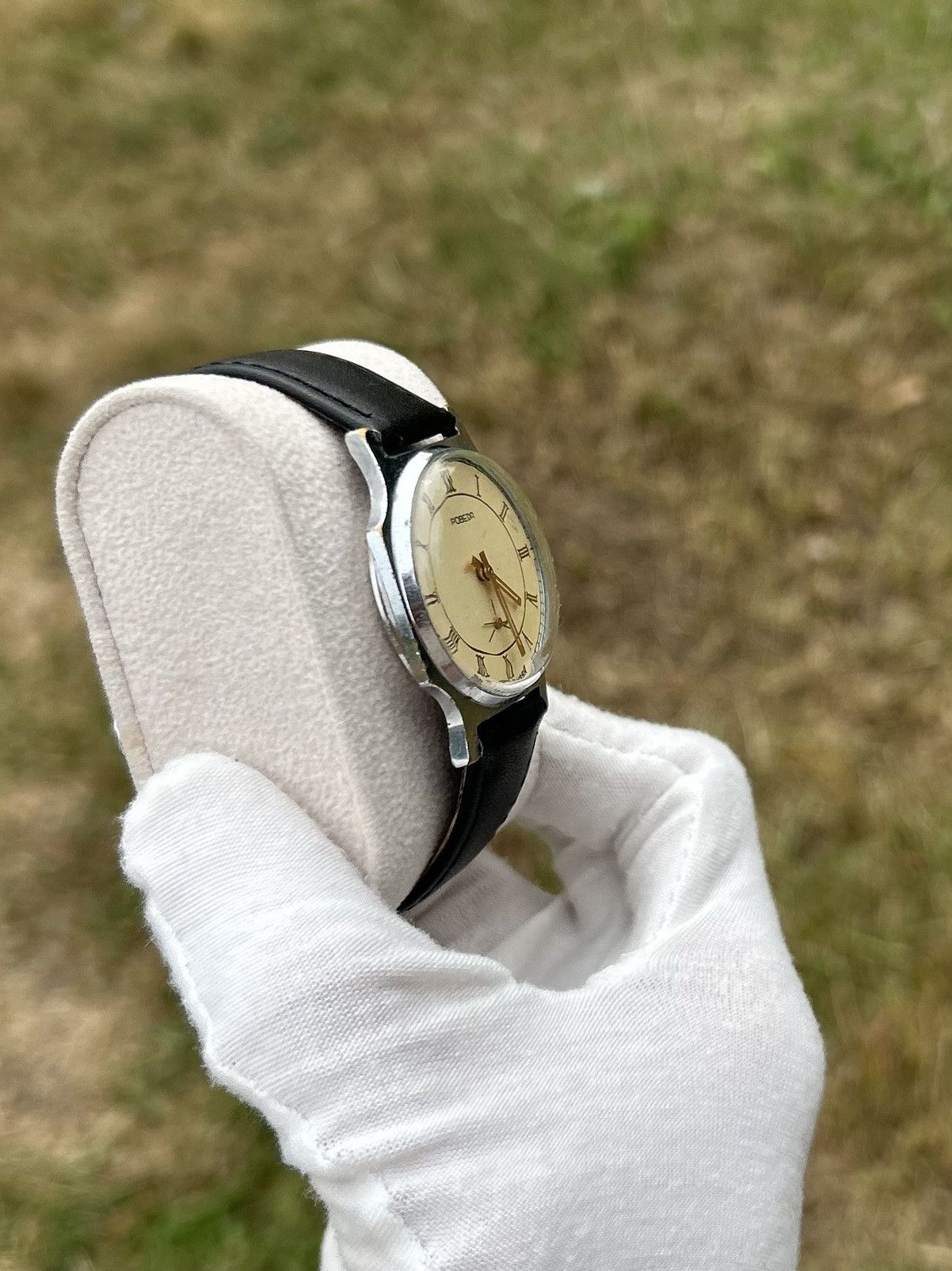 Vintage Vintage Watch Pobeda Made in USSR Soviet Mechanical 1980s Size ONE SIZE - 5 Thumbnail