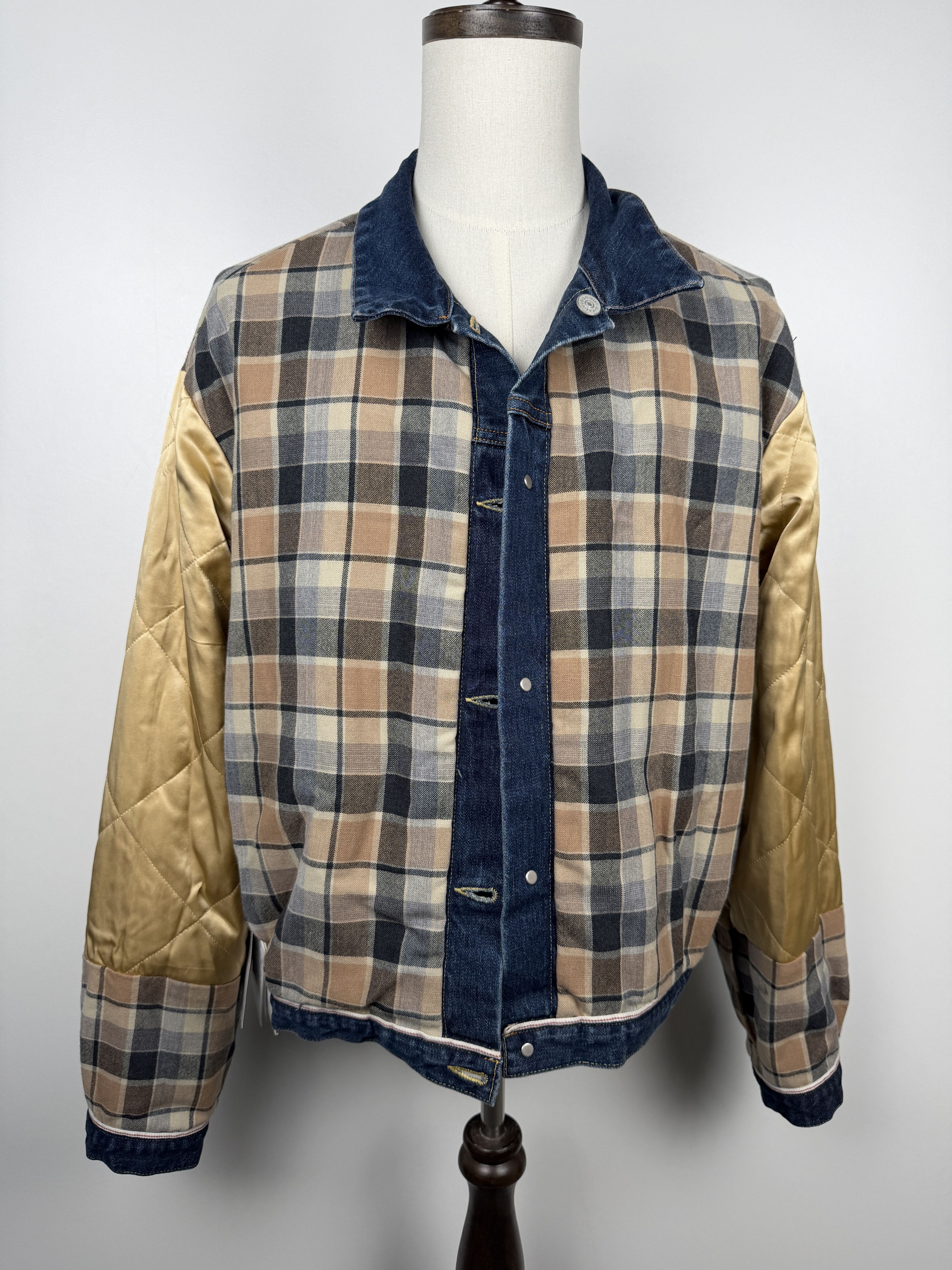 Visvim SS25 101X JKT DMGD (Check) Size US XXL / EU 58 / 5 - 12 Thumbnail