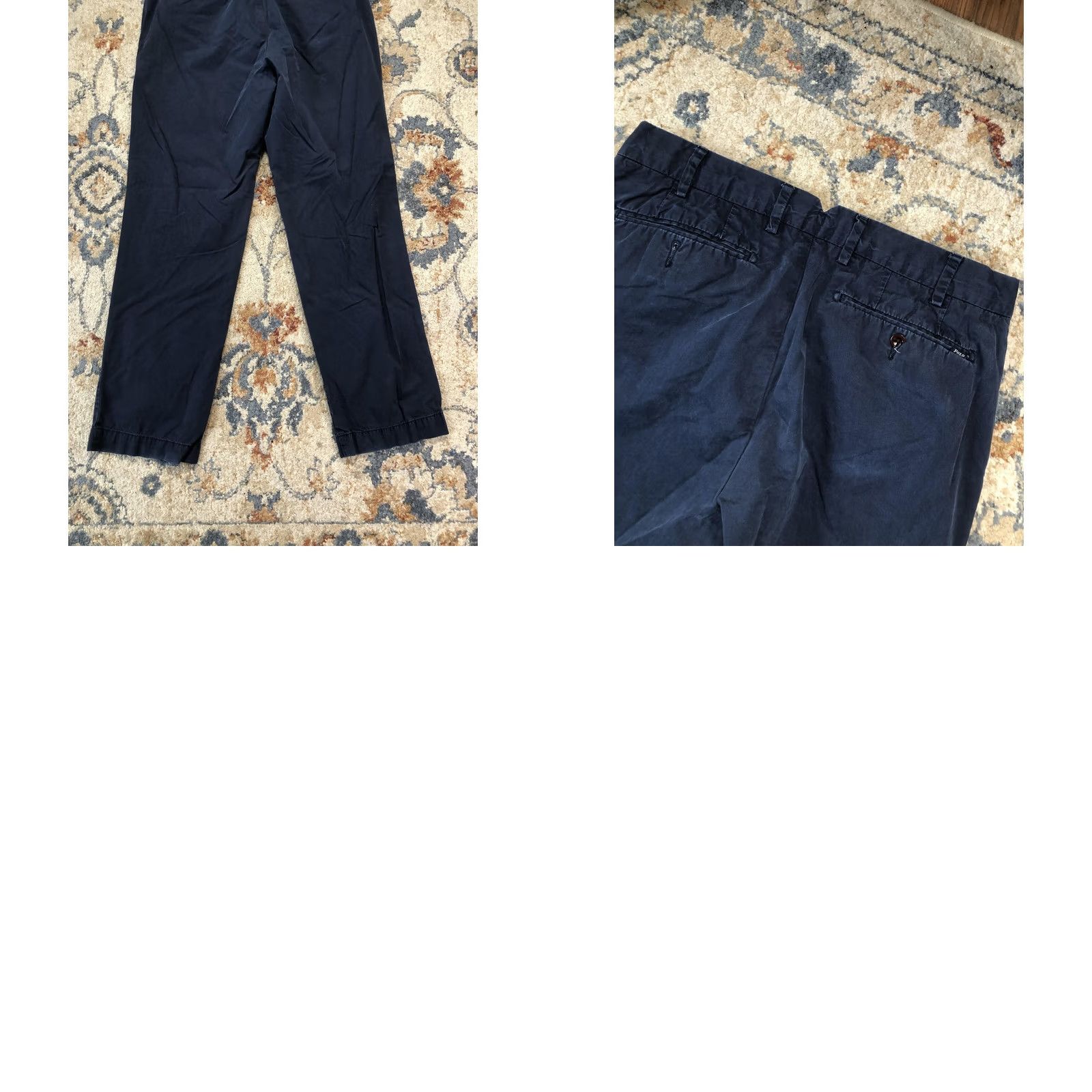 Polo Ralph Lauren Polo by Ralph Lauren Pants Mens 33x32 Blue Chino Classic Fit Straight Leg Casual Pants Size US XS / EU 42 / 0 - 9 Thumbnail