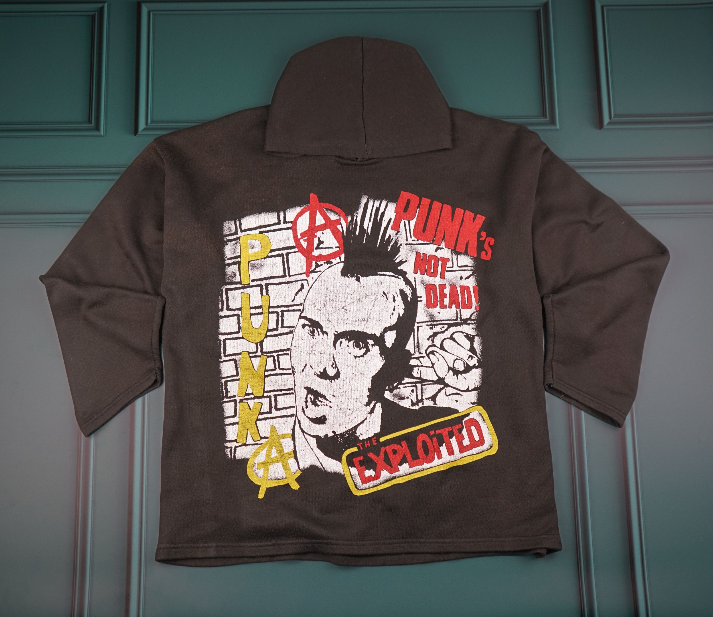 Band Tees × Vintage Vintage 90s The Exploited Punk Rock Hoodie Size US L / EU 52-54 / 3 - 1 Thumbnail