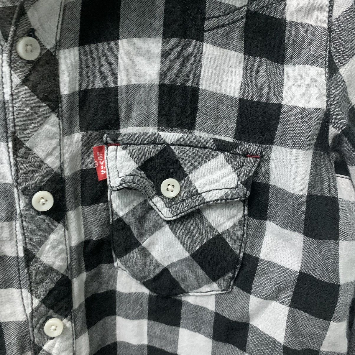 Japanese Brand × Levi's × Vintage Flannel Levi’s kids Size M / US 6-8 / IT 42-44 - 2 Thumbnail