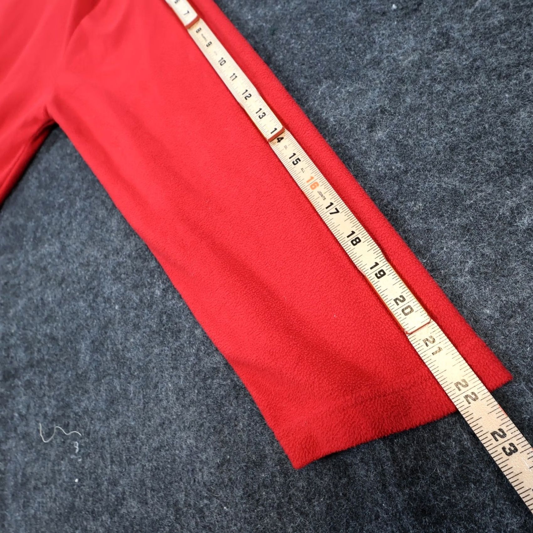 Chaps Chaps Fleece Pullover Mens Large Red V-Neck Long Sleeve Solid Size US L / EU 52-54 / 3 - 4 Thumbnail