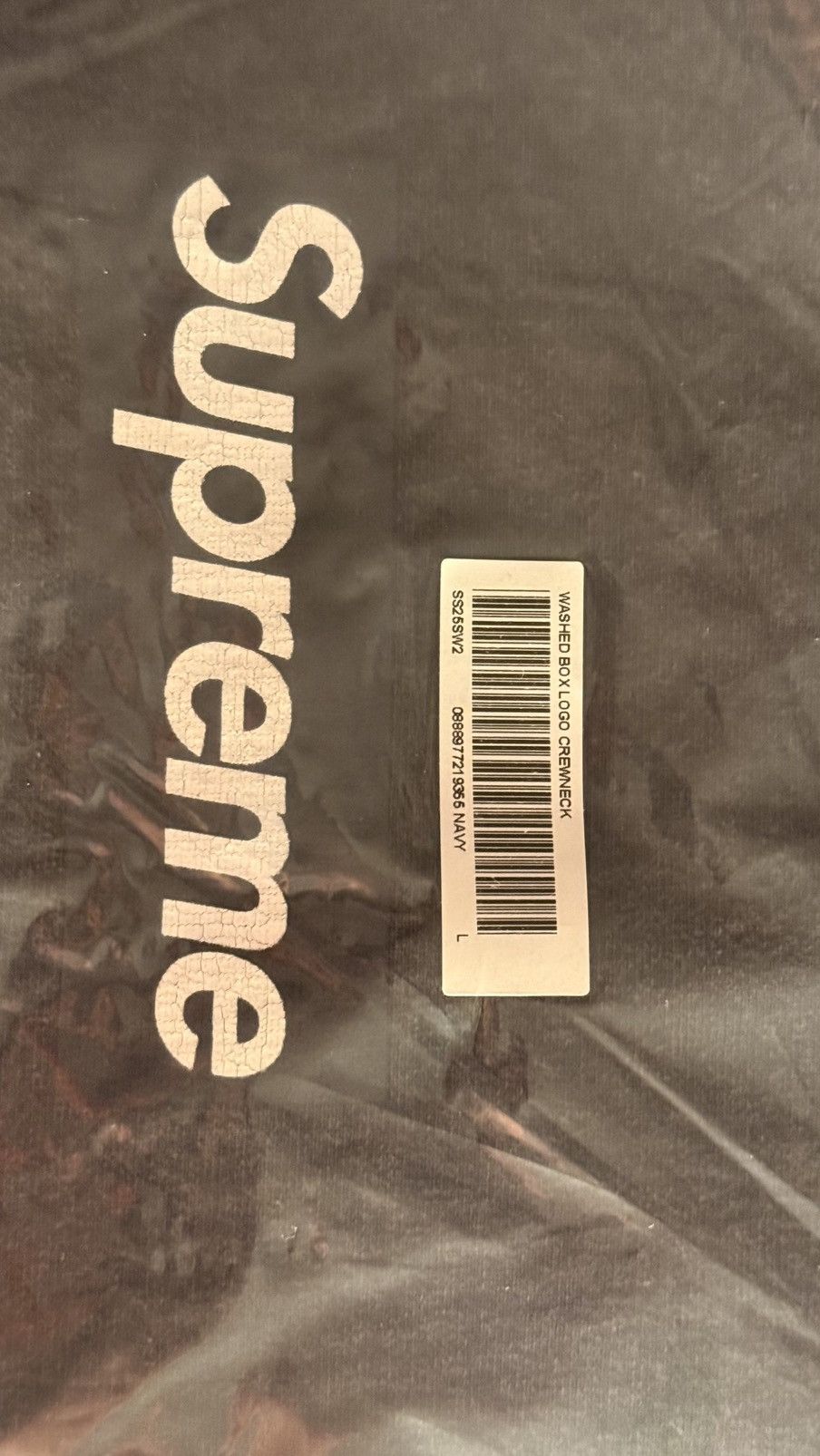 Supreme washed box logo crewneck | Supreme Size US L / EU 52-54 / 3 - 2 Thumbnail