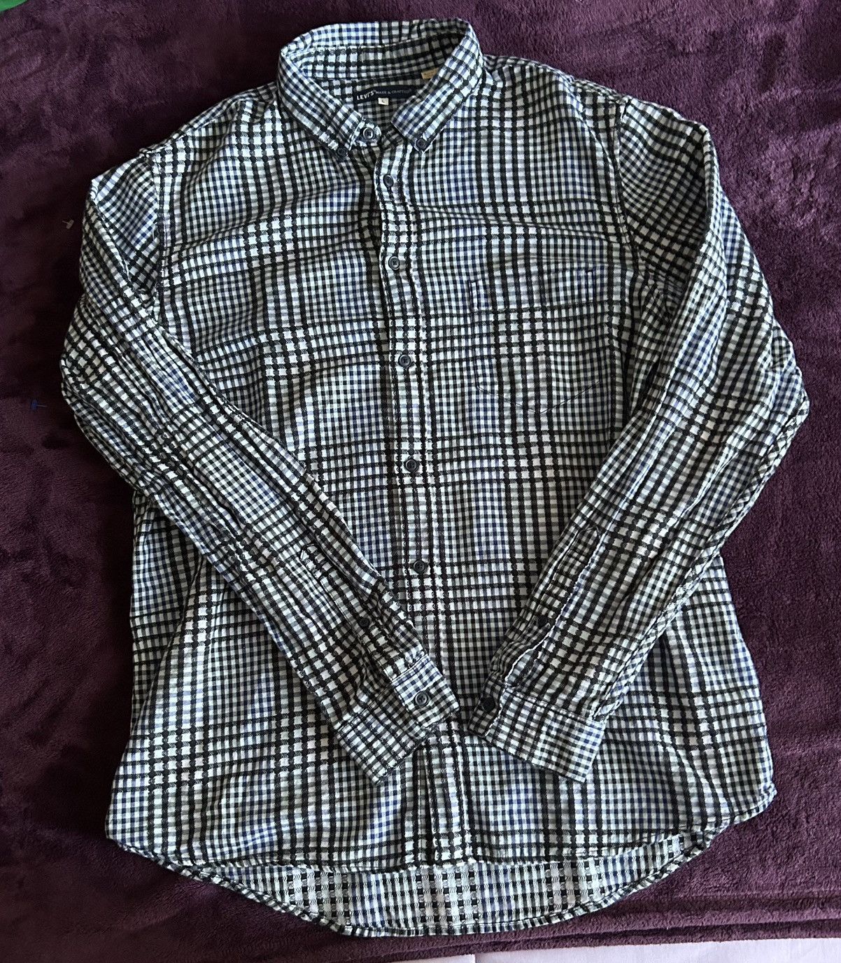 Levi's Made & Crafted Levi’s Made & Crafted Button Down Shirt Sz L fits M/L Og$198 Size US L / EU 52-54 / 3 - 4 Thumbnail