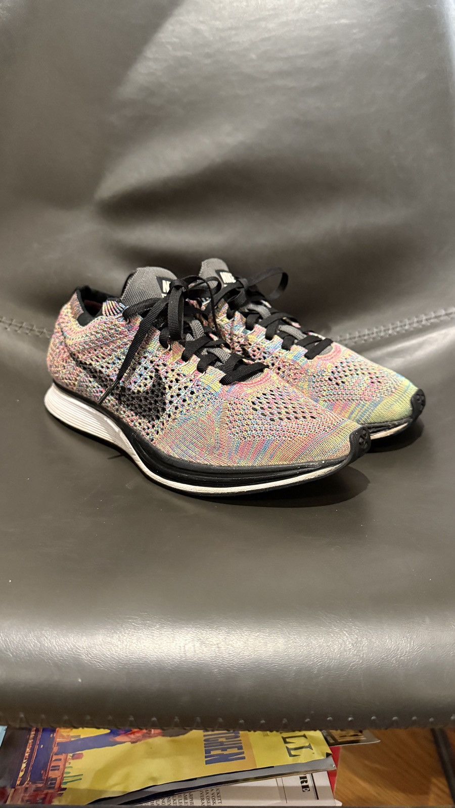 Nike Nike Flyknit Racer 2016 Multicolor SZ 6.5 - great condition Size US 6.5 / EU 39-40 - 1 Thumbnail