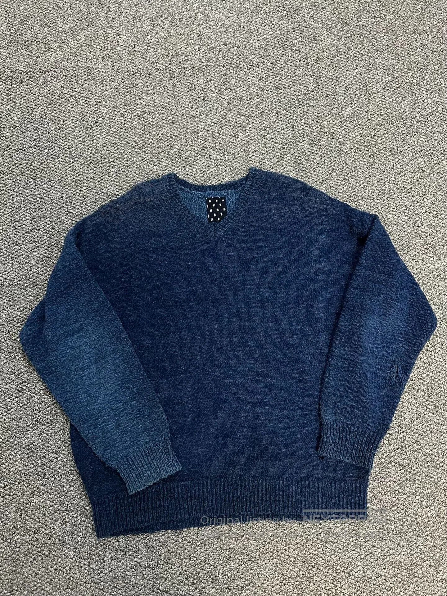 Visvim visvim blue dye loose sweater for layering. Size US M / EU 48-50 / 2 - 1 Thumbnail
