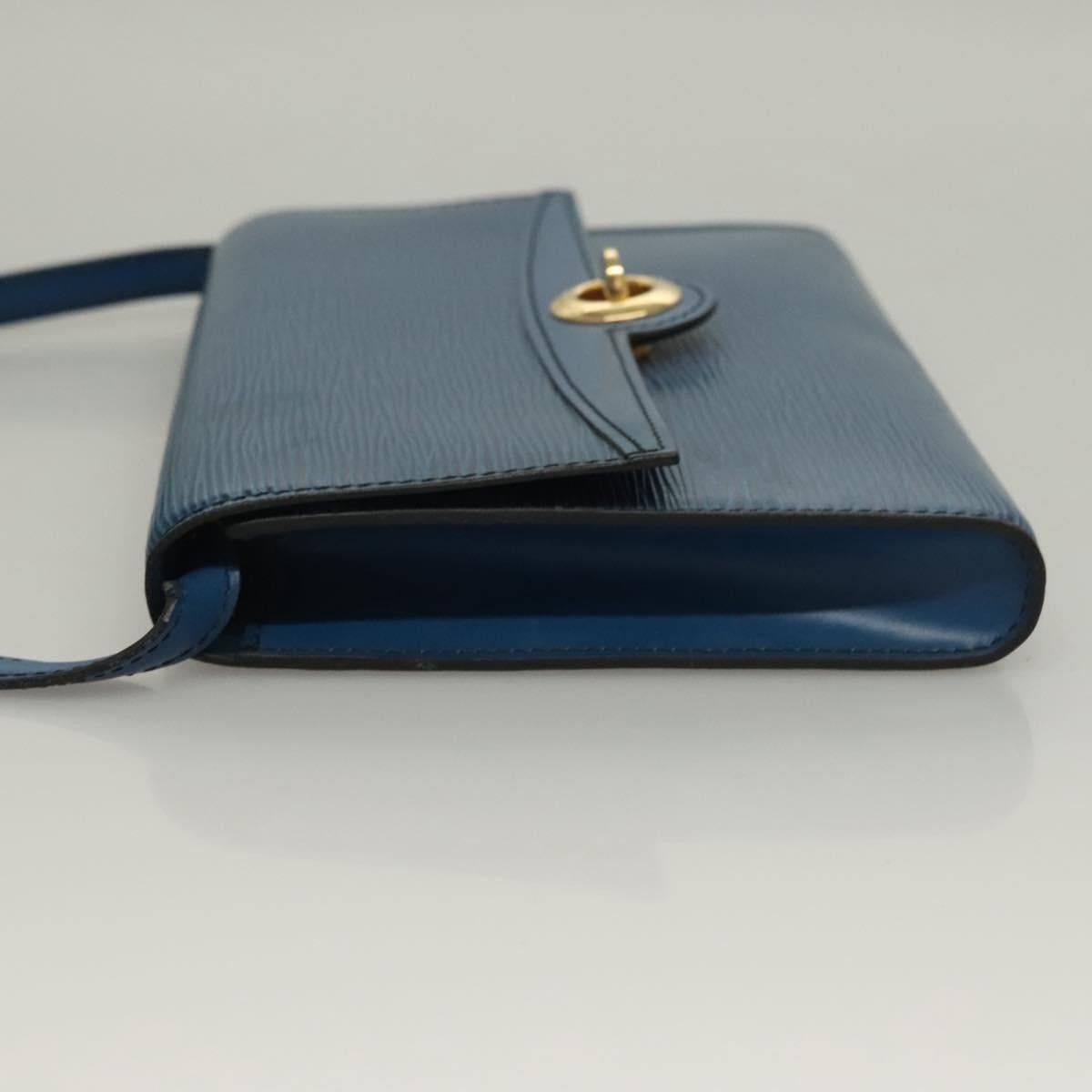 Louis Vuitton LOUIS VUITTON Epi Pochette Arche Shoulder Bag Blue M52575 Size ONE SIZE - 5 Thumbnail