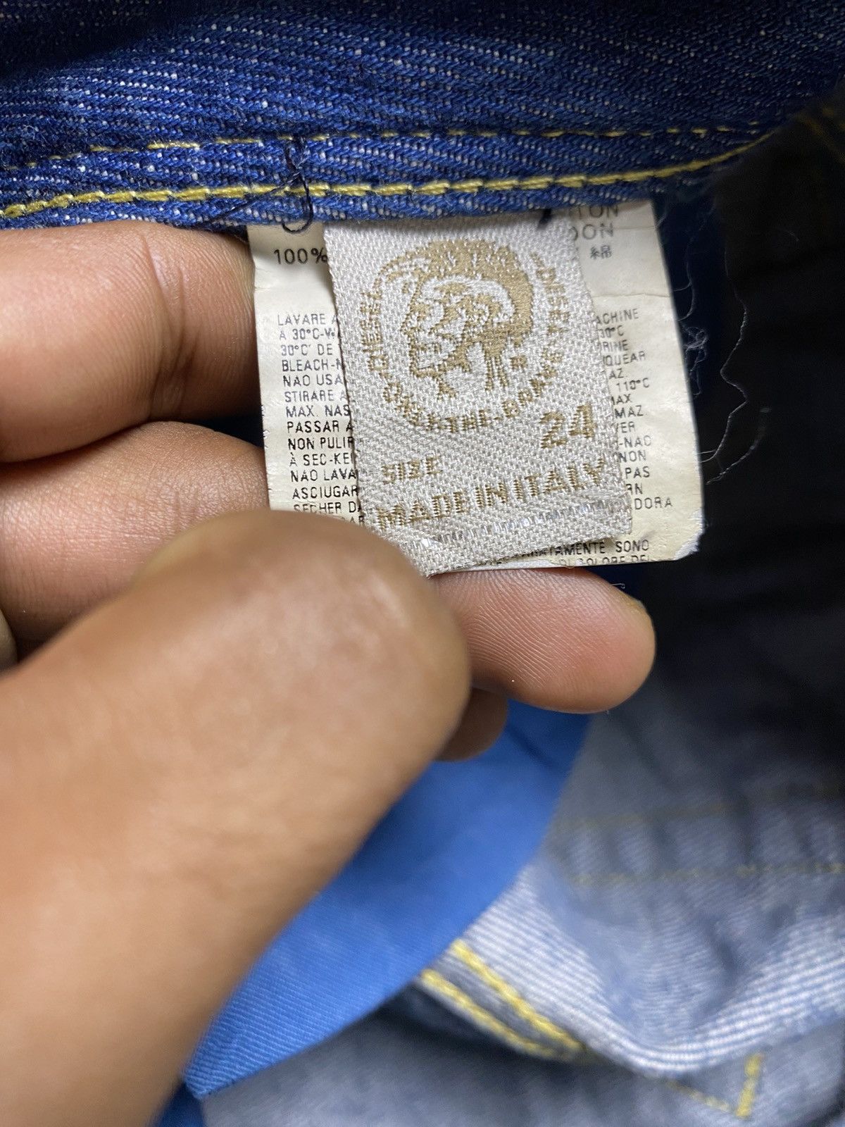 Diesel Diesel Bebel 0070Z blue bootcut regular jeans Size US 27 - 12 Thumbnail