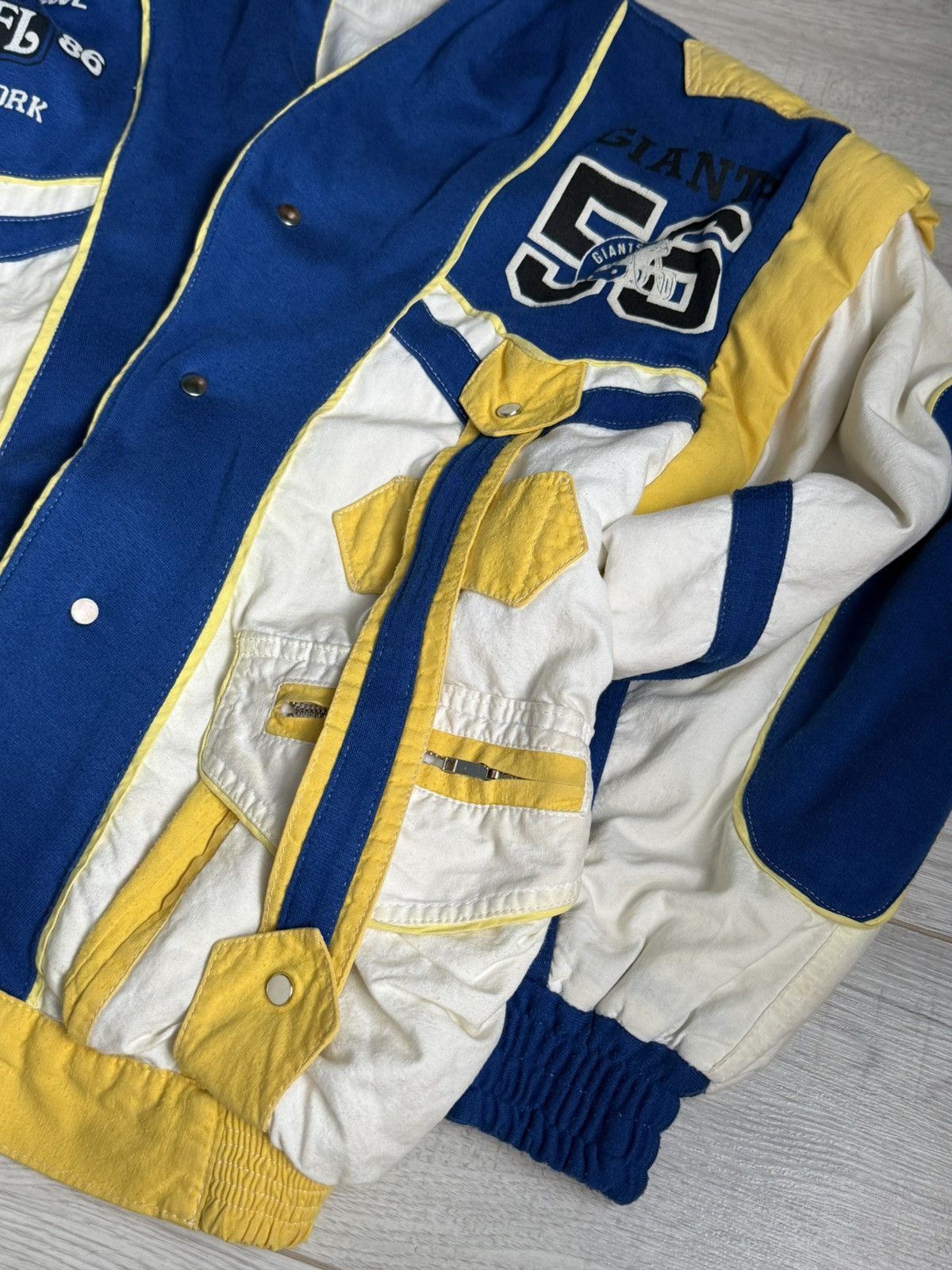NHL × Vintage Vintage NFL New York Giants Super Bowl 1986 bomber jack 56 Size US M / EU 48-50 / 2 - 2 Thumbnail