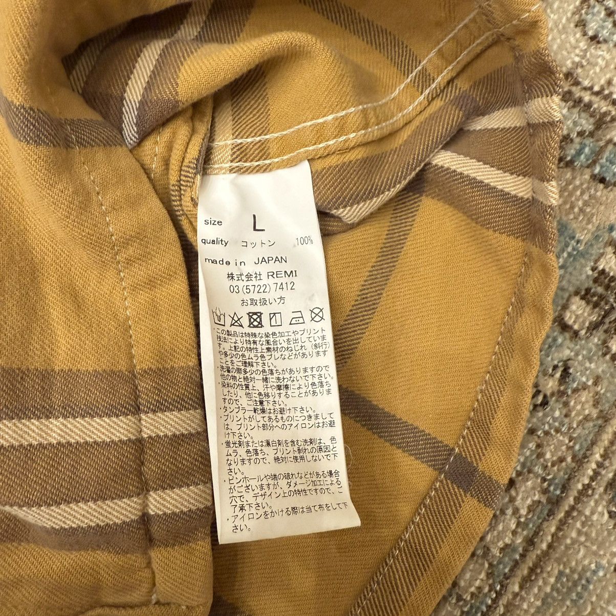Remi Relief Check Plaid Zip Shirt Size US L / EU 52-54 / 3 - 6 Thumbnail