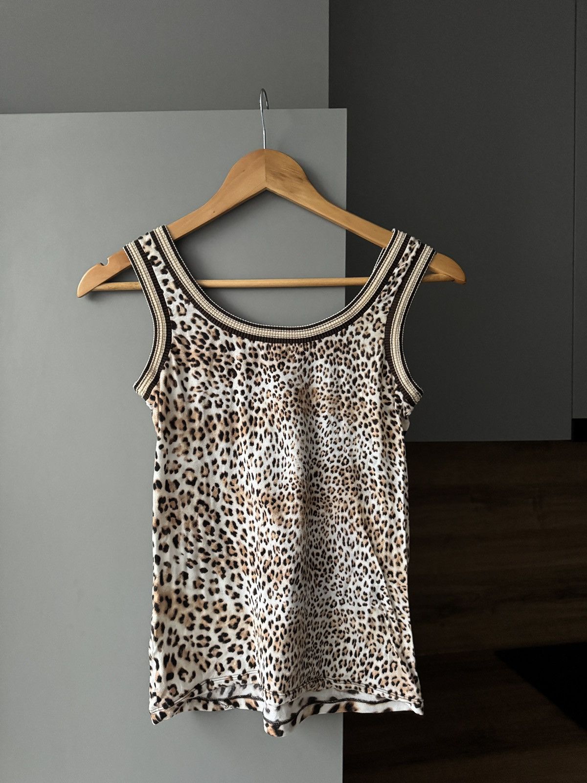 Cavalli Class Vintage Roberto Cavalli CLASS Leopard Print Tank Top Size S / US 4 / IT 40 - 6 Thumbnail