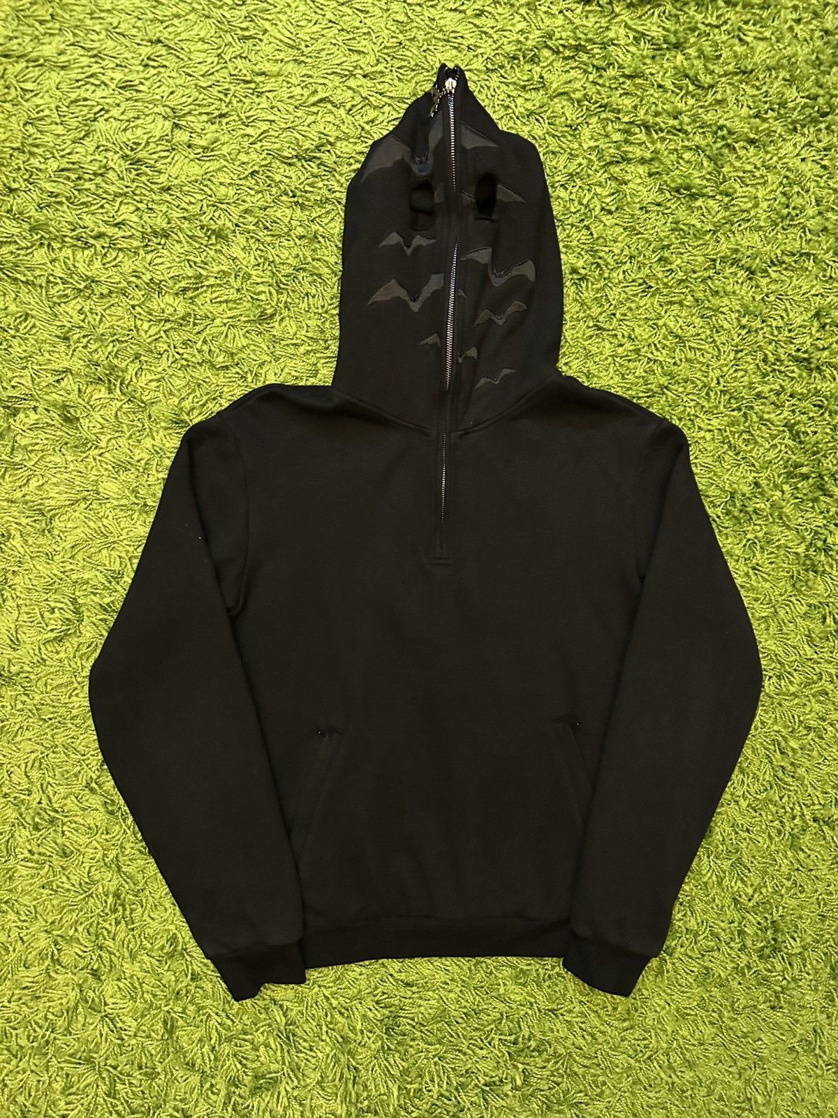 Designer rare Guapi Bats Eyes Half Zip Hoodie Size US M / EU 48-50 / 2 - 3 Thumbnail