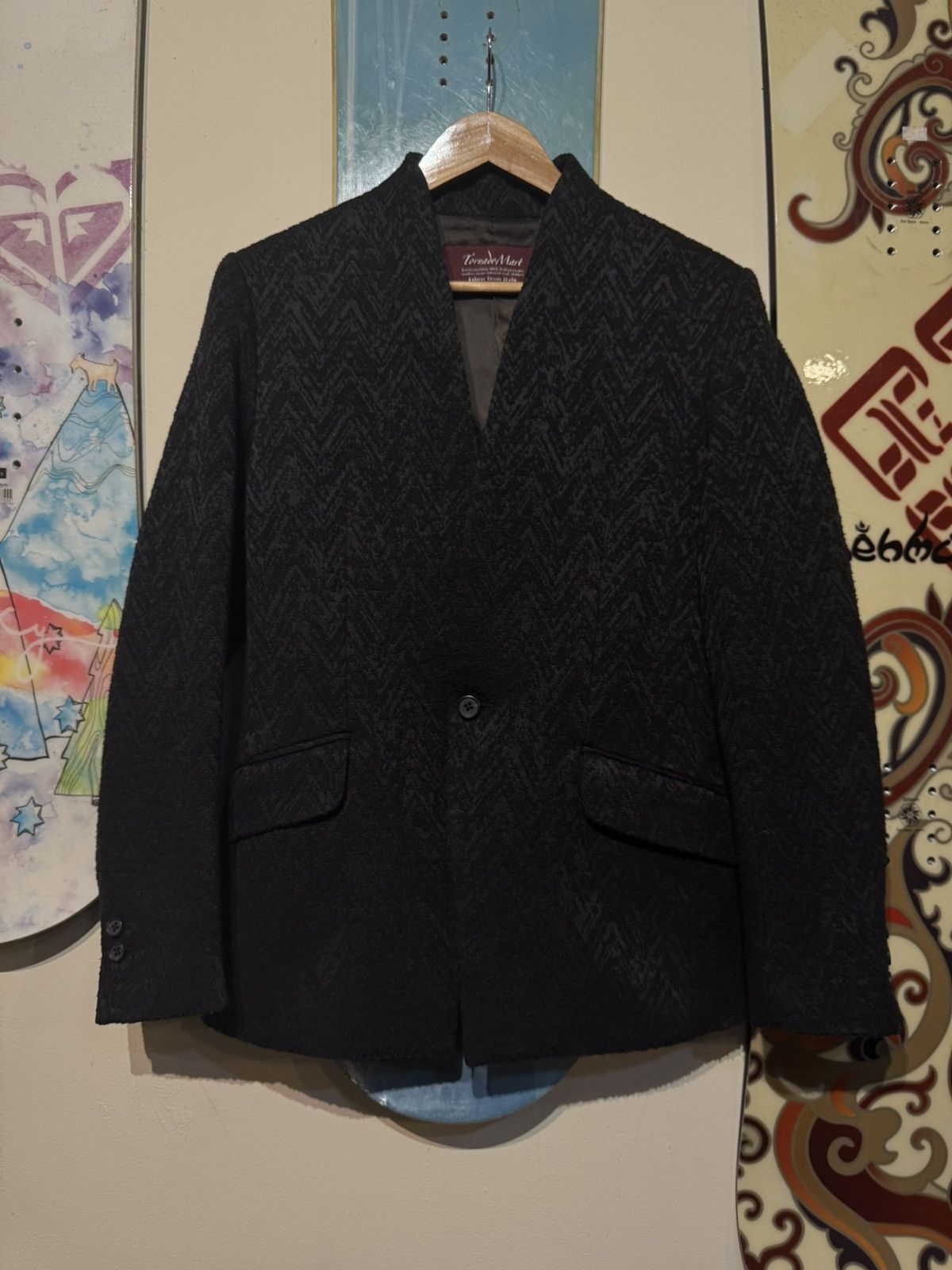Tornado Mart Archive Tornado Mart Japan Avant-Garde Structured Blazer Size 36R - 1 Thumbnail