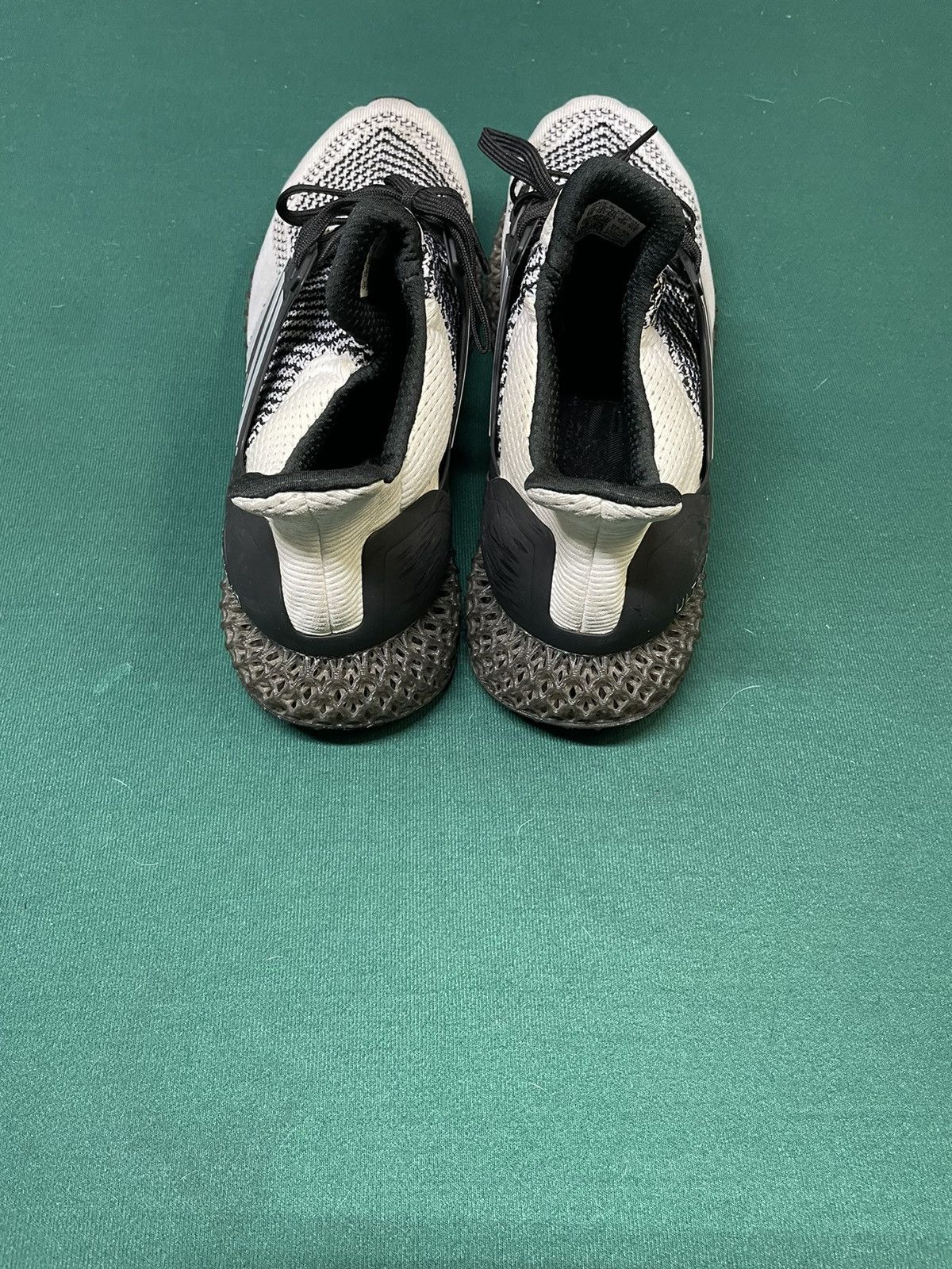 Adidas Adidas Ultra 4D “Core Black / Cloud White” Size US 15 / EU 48 - 3 Thumbnail