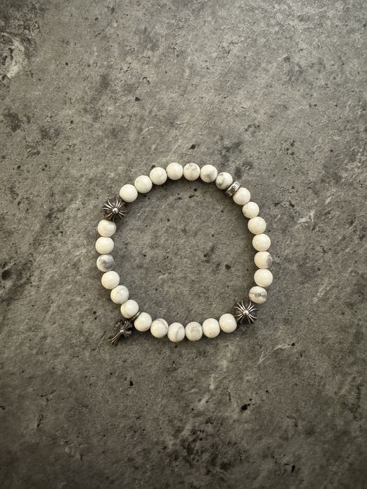 Chrome Hearts Chrome hearts bead bracelet Grailed