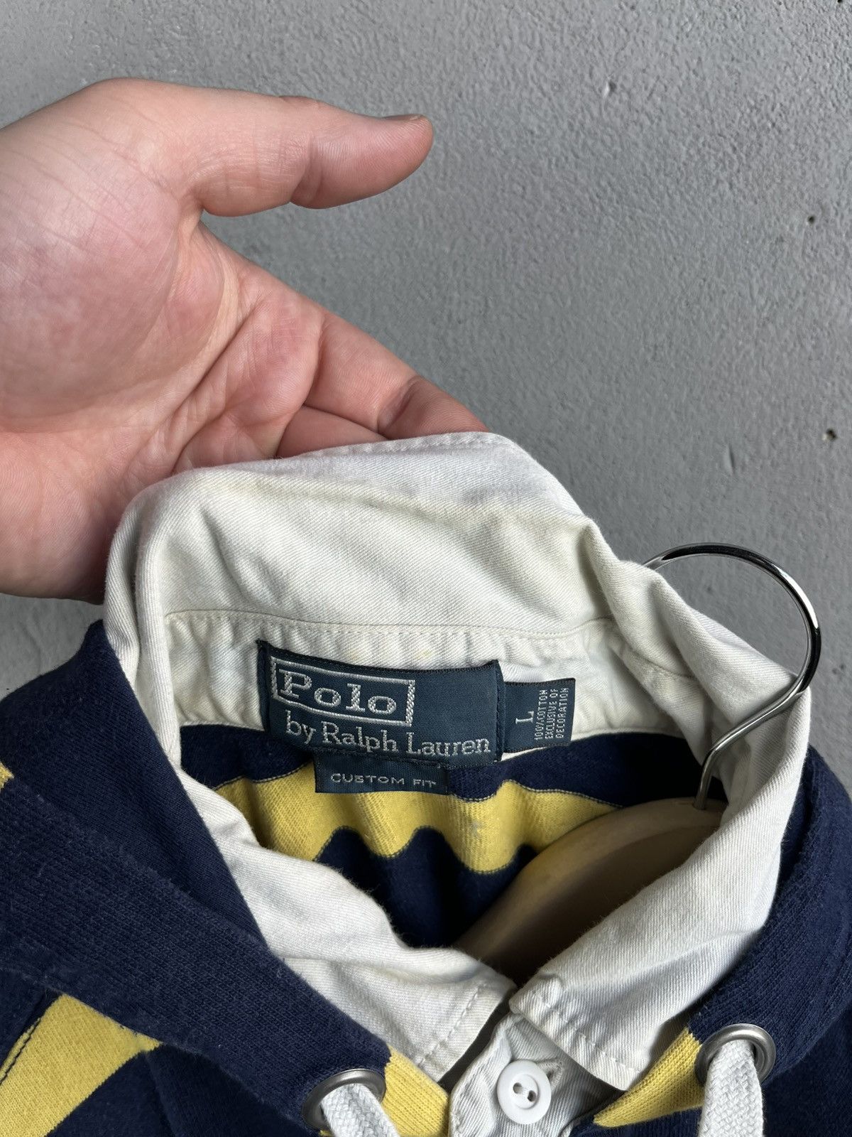 Polo Ralph Lauren Polo Ralph Lauren rugby hoodie vintage 90s Size US L / EU 52-54 / 3 - 9 Thumbnail