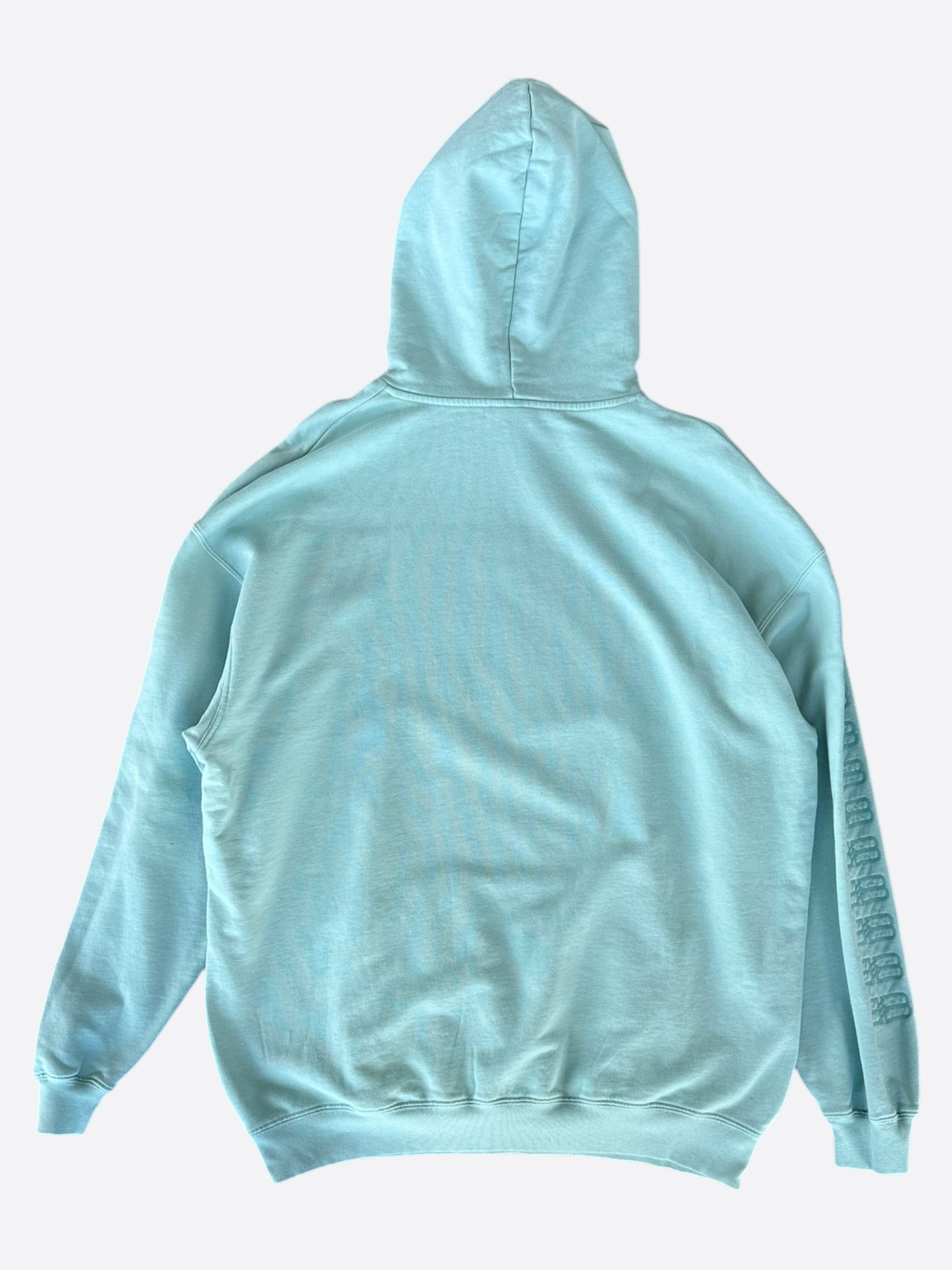Balenciaga Balenciaga Blue Embroidered BB Icon Logos Hoodie Size US XXL / EU 58 / 5 - 2 Thumbnail
