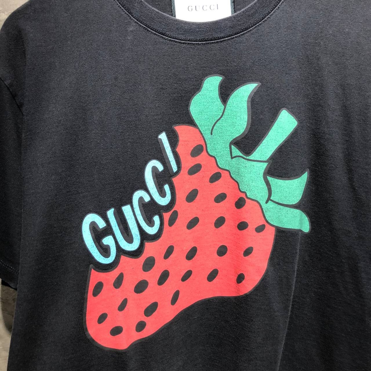 Gucci Gucci Strawberry Tee Size US M / EU 48-50 / 2 - 2 Thumbnail