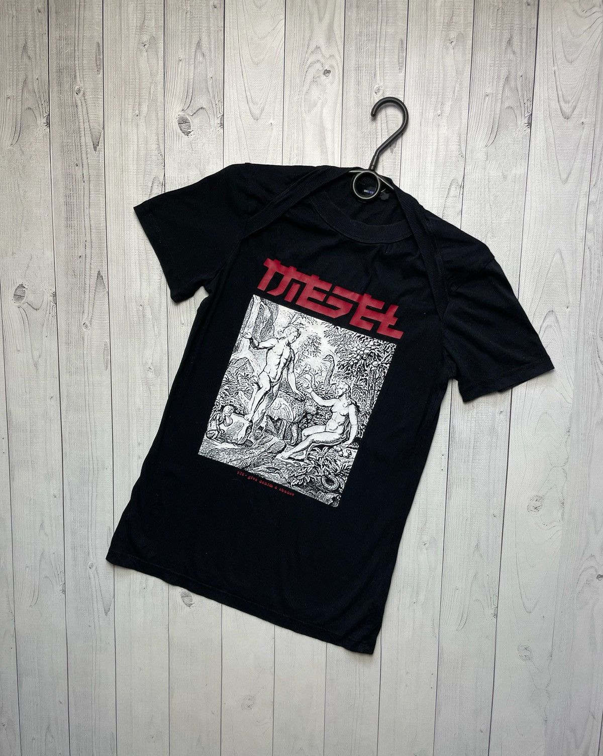 Diesel × Vintage Vintage Diesel logo women’s tee God rare Size S / US 4 / IT 40 - 1 Thumbnail