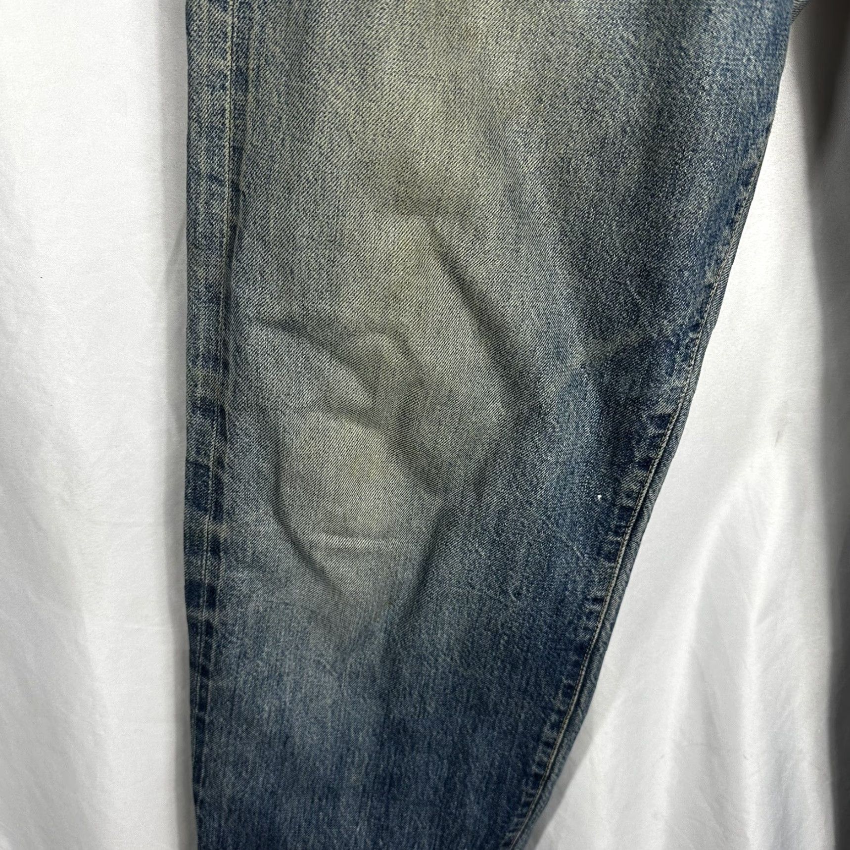 Denime Dope & Drakkar Japan Selvage Denim Jeans 501x Remake Redline 34x35 Jeans Men 34 Inseam Blue Straight Denim 34 Mens Dope & Drakkar Size US 34 / EU 50 - 3 Thumbnail