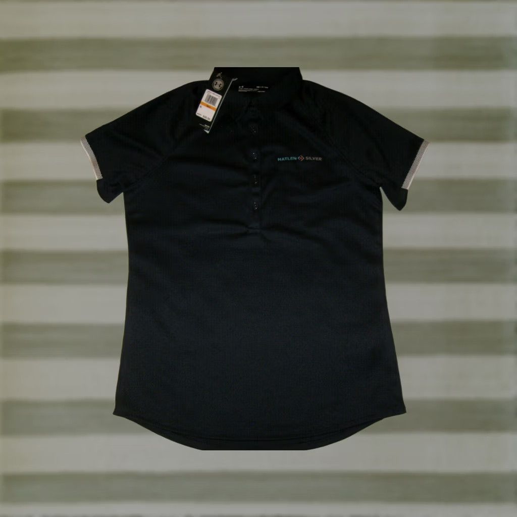 Under Armour Under Armour Polo Shirt Women Small Blue Embroidered Polo Casual Shirt Ladies IT Tech Staffing Size S / US 4 / IT 40 - 1 Thumbnail