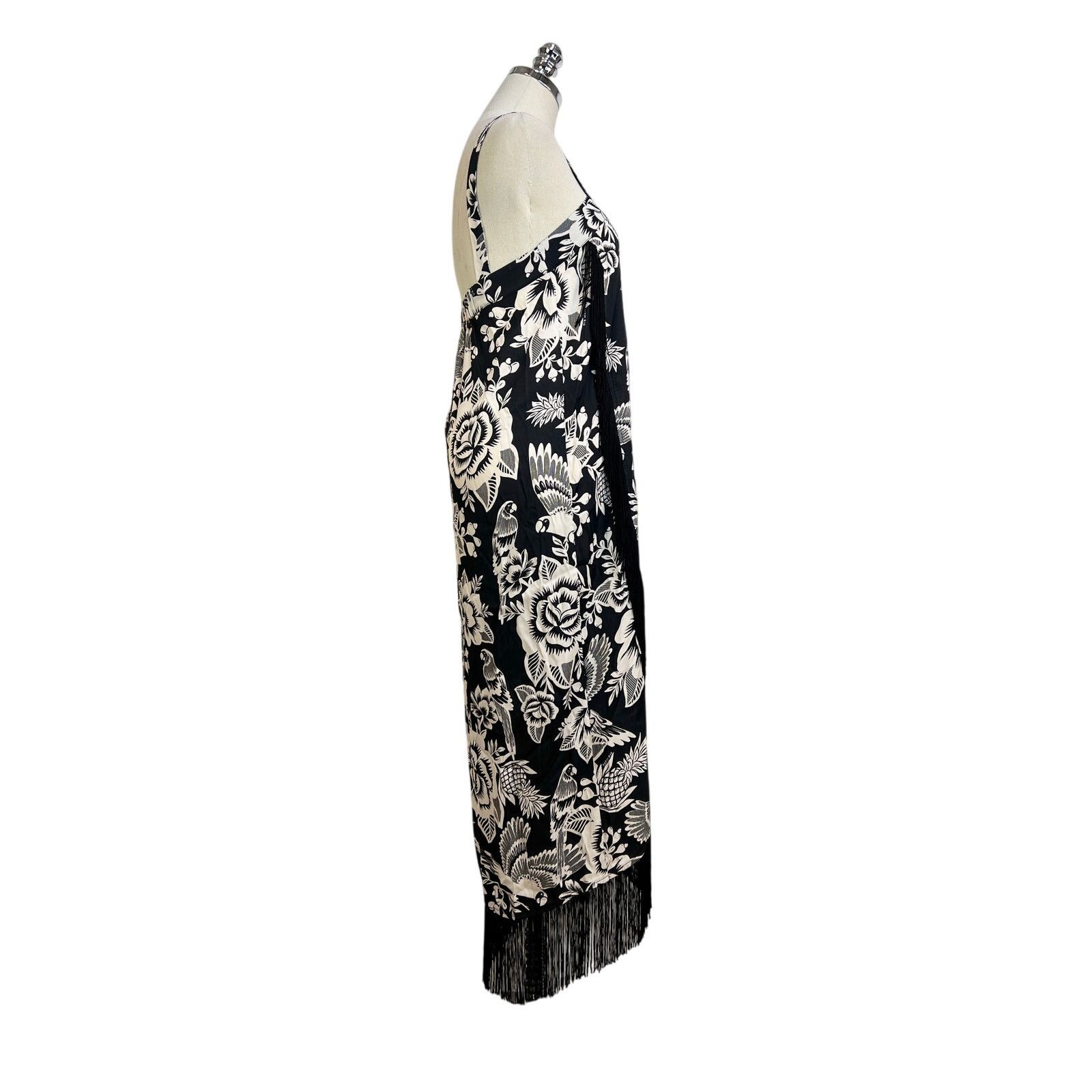 Anthropologie Anthropologie Farm Rio Fringe Midi Dress Size XS / US 0-2 / IT 36-38 - 6 Thumbnail