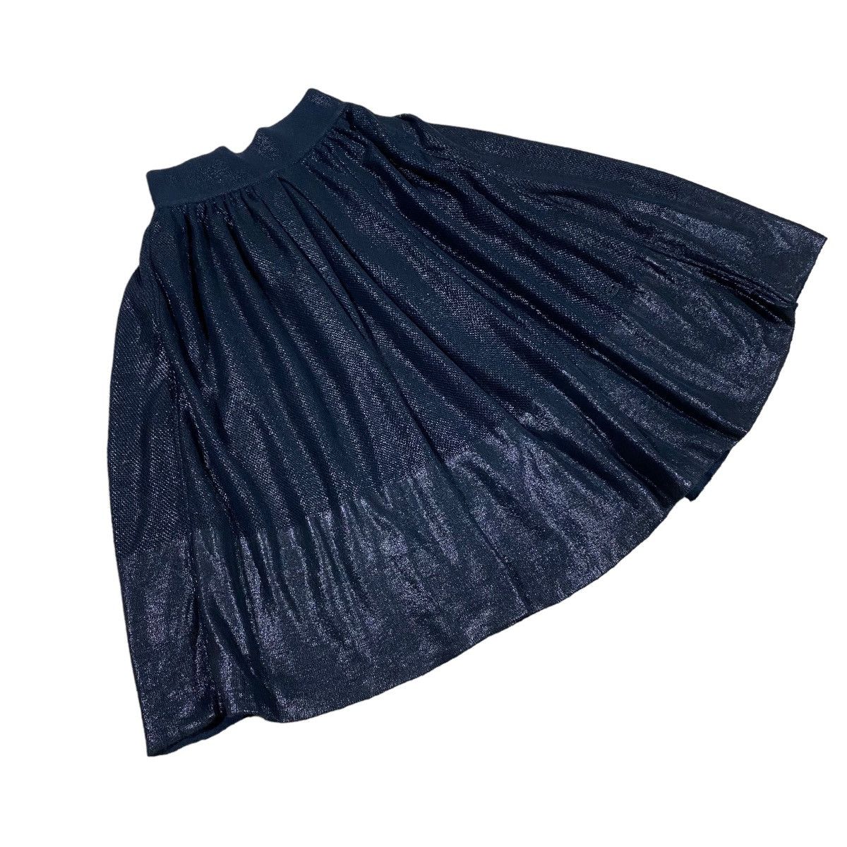 Chanel × Vintage Vintage Chanel Black Coated Skirt Size 24" / US 00 / IT 34 - 4 Thumbnail
