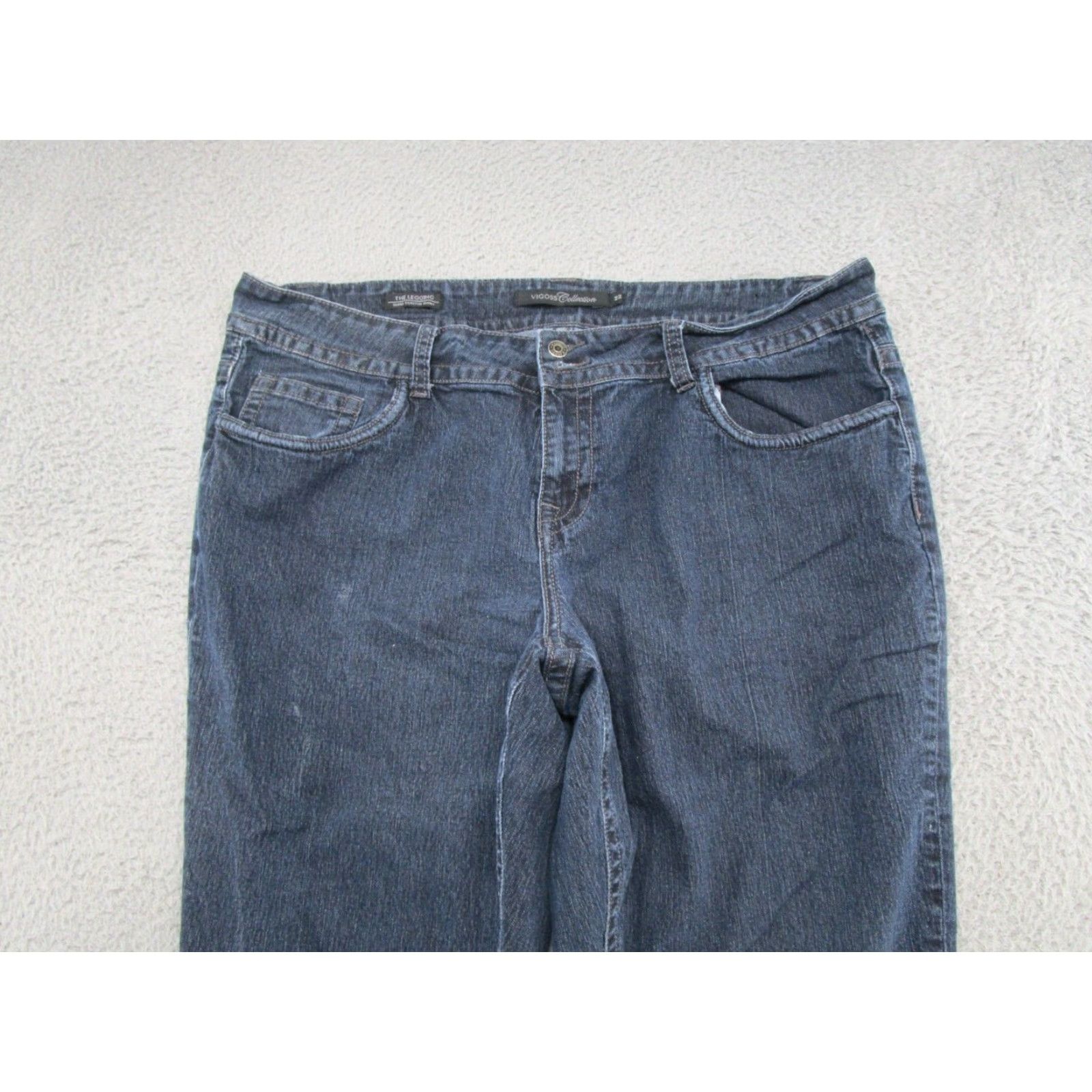 Vintage Vigoss Collection The Legging Super Stretch SkinnyBlue Denim Jeans Size 22 Size 40" / US 18 - 3 Thumbnail