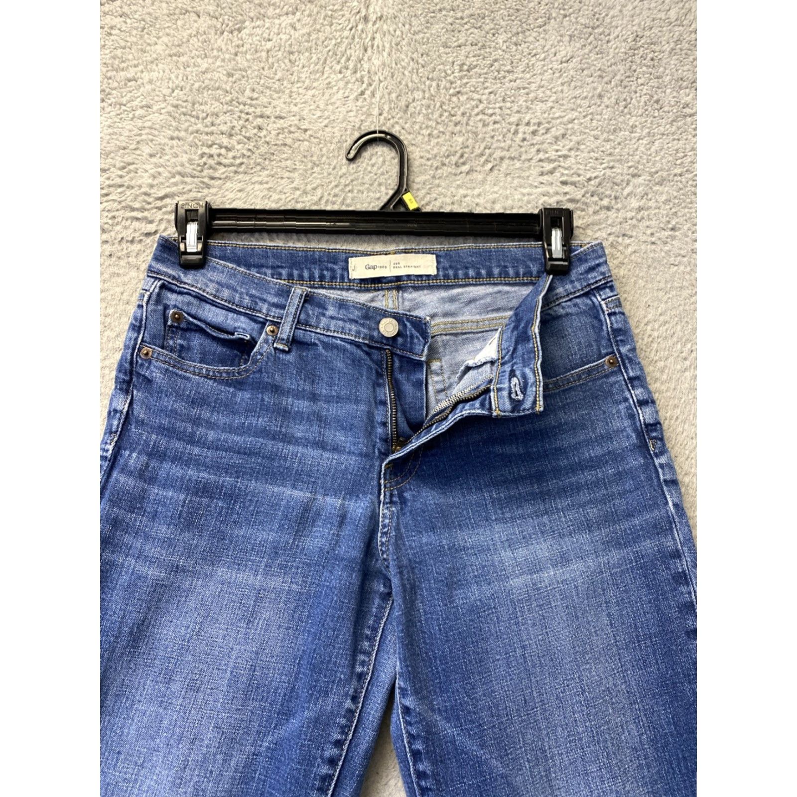 Gap VINTAGE Gap Jeans Womens 30W Blue Denim Pants Low Rise Stretch Boyfriend 1969 Classic Size 30" / US 8 / IT 44 - 2 Thumbnail