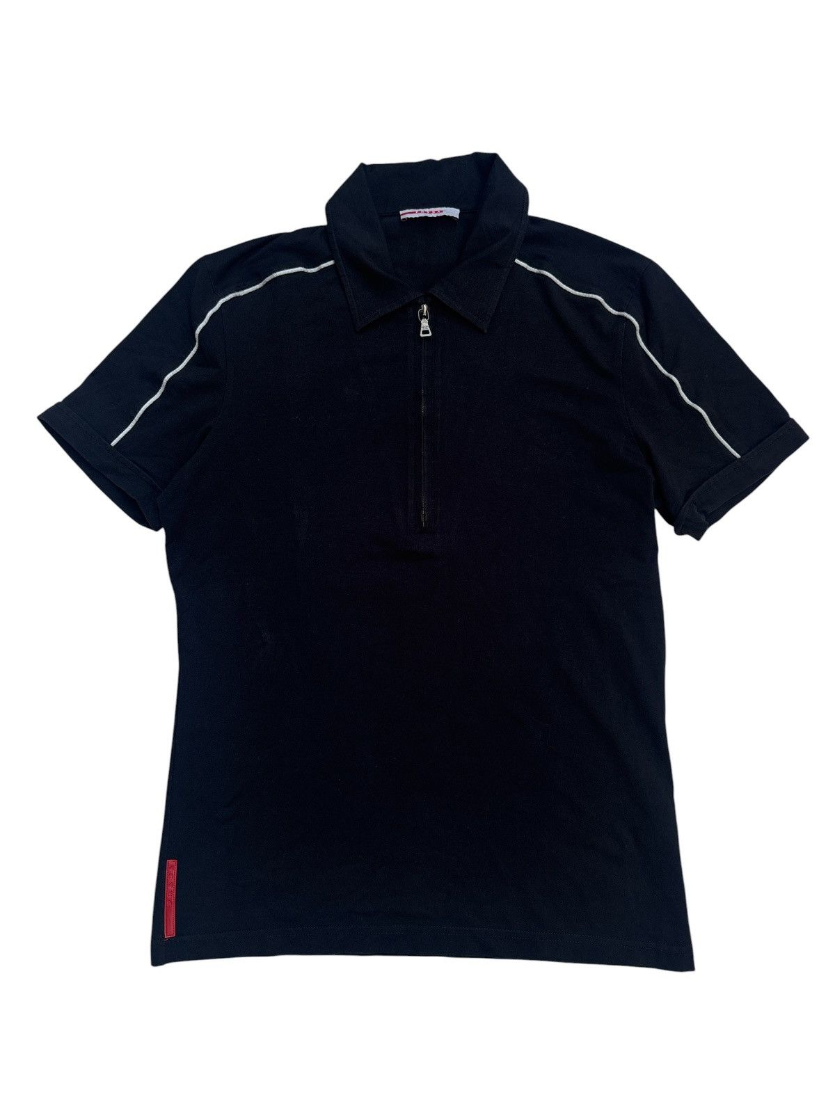 Prada Prada Sport 00s Zip Closure Polo Shirt | Grailed