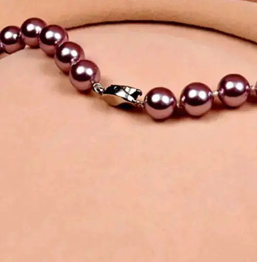 Other Luxury Shine Lilac Natural Pearls Necklace Size ONE SIZE - 3 Thumbnail