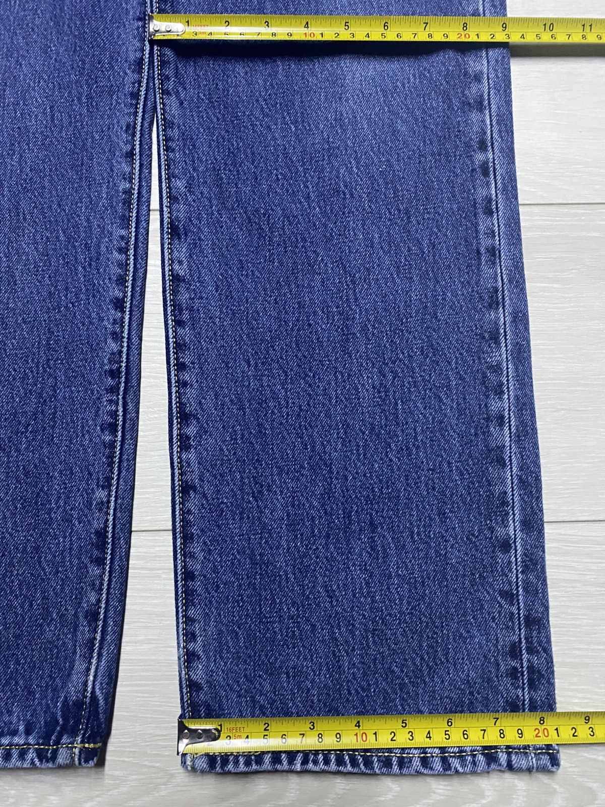 Levi's Vintage Levis Big E Blue Wash Distressed Loose Jeans Size US 32 / EU 48 - 14 Thumbnail
