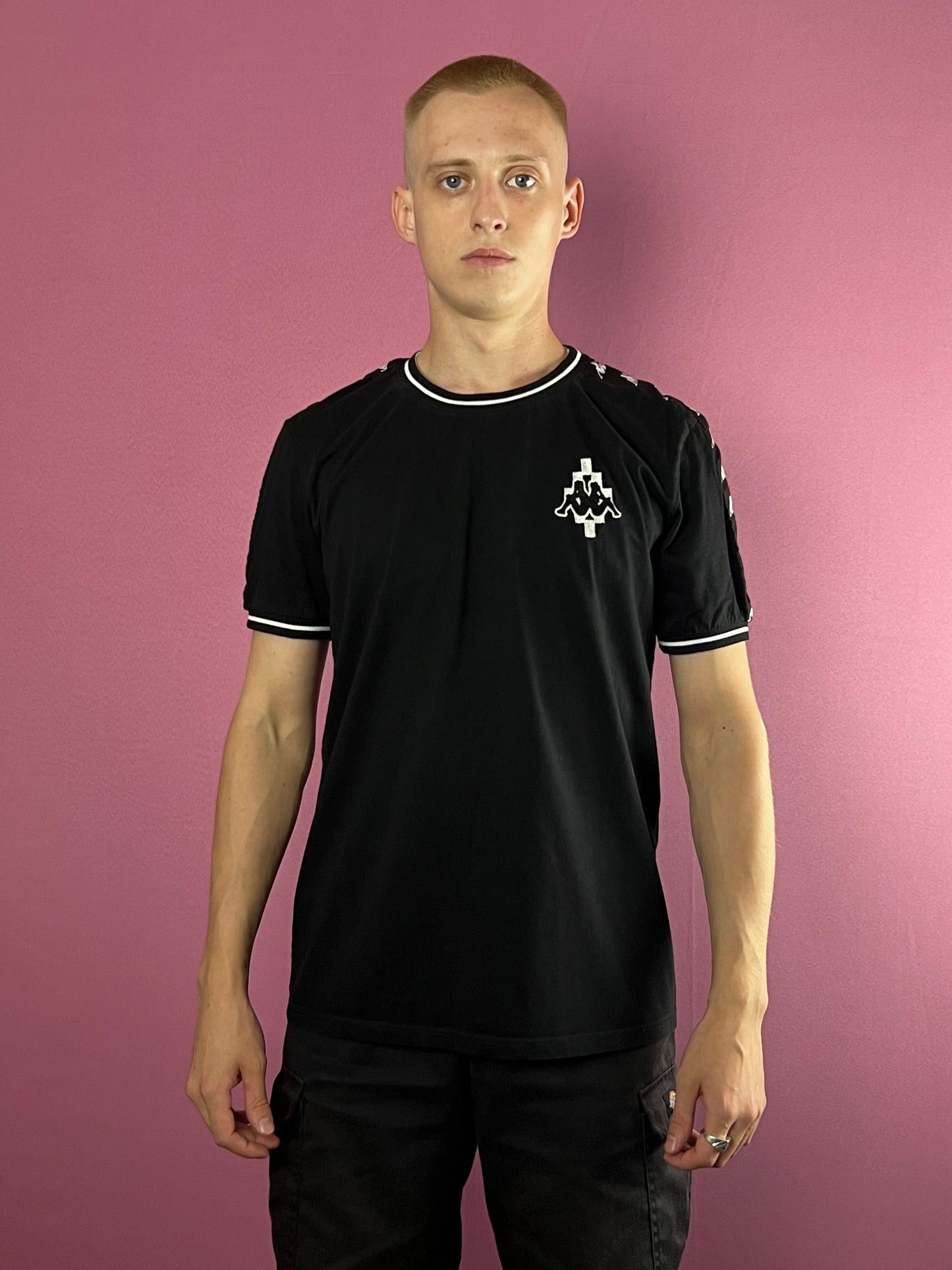 Kappa × Vintage Kappa x Marcelo Burlon County Of Milan Men's Tape T-Shirt-M Size US M / EU 48-50 / 2 - 1 Thumbnail