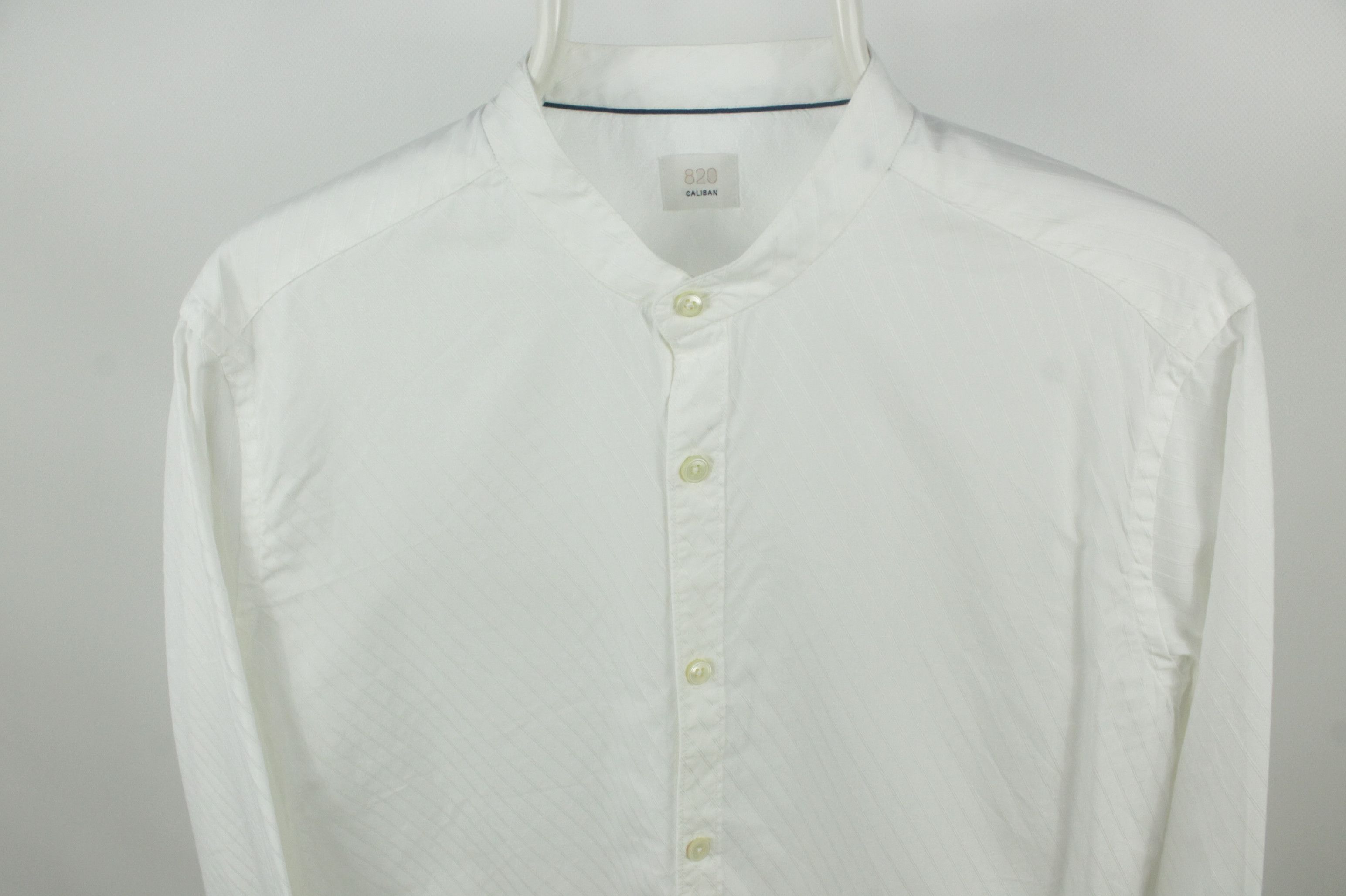 Other 820 Caliban Band Colar White Dress Slim Fit Shirt Size US M / EU 48-50 / 2 - 2 Thumbnail