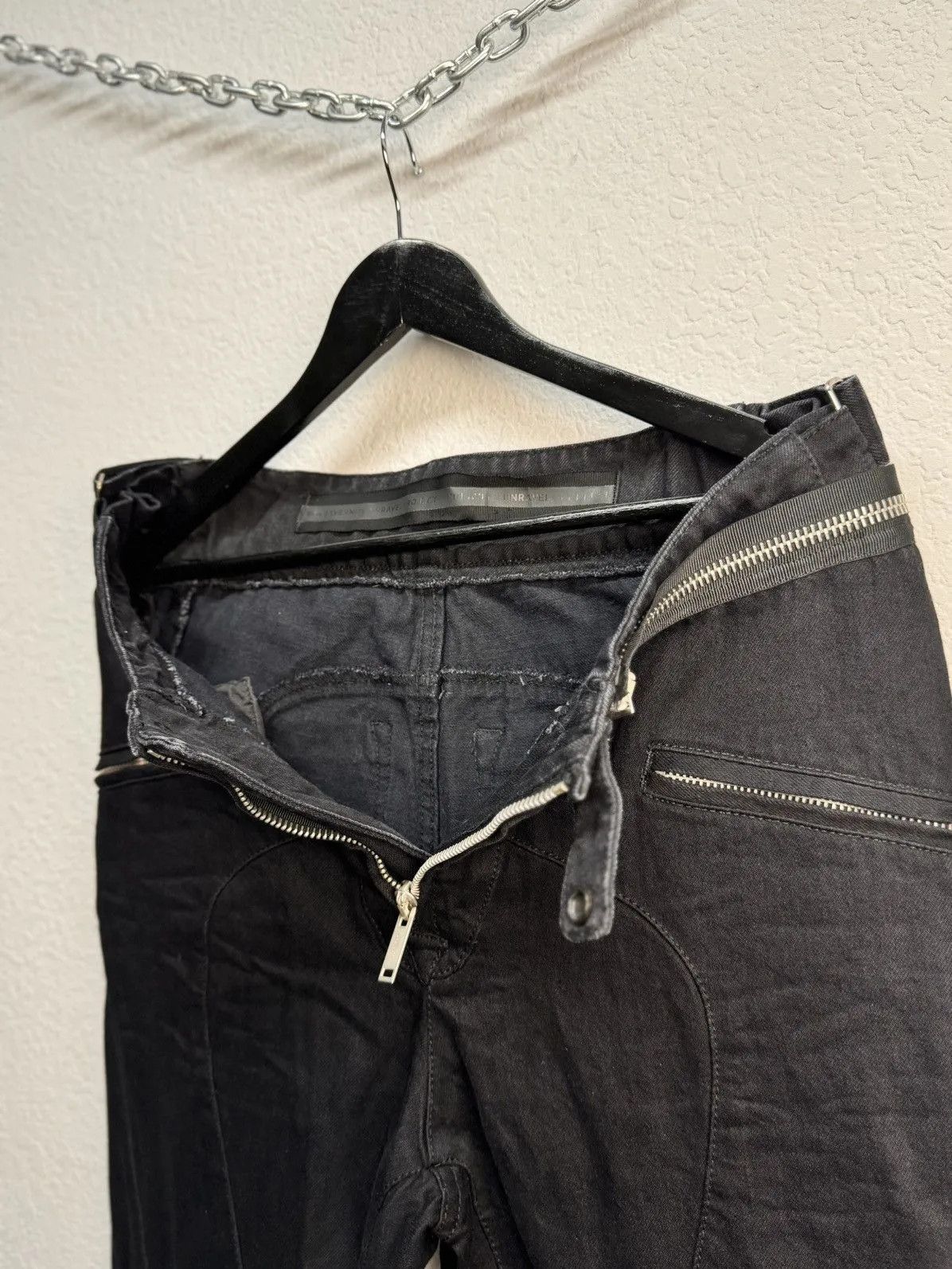Rick Owens BEN TAVERNITI UNRAVEL PROJECT VINTAGE RICK OWENS MOTTO Size US 33 - 10 Thumbnail