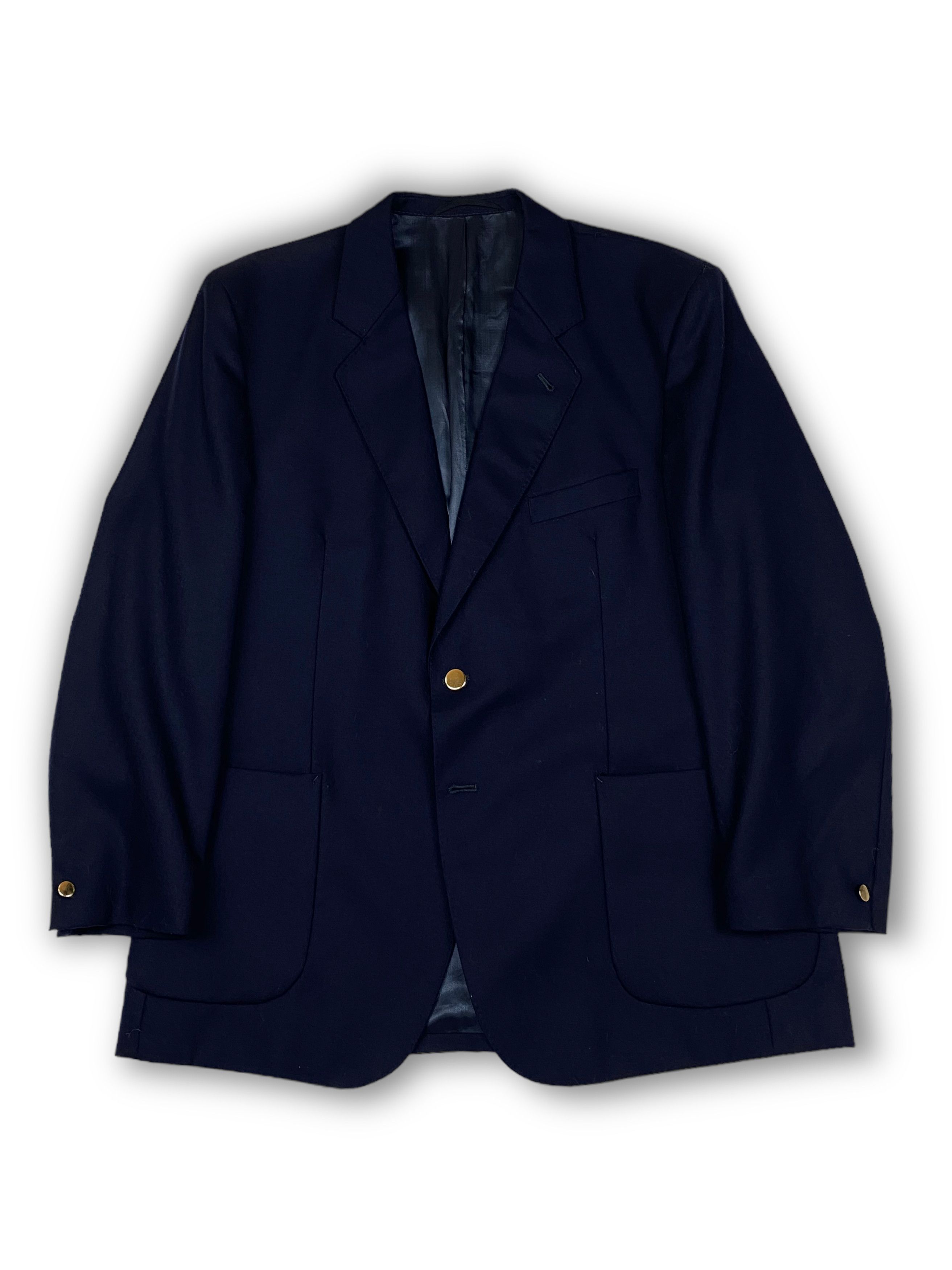 Vintage Vintage SKOPES Navy Wool Blazer M Size 44S - 1 Thumbnail