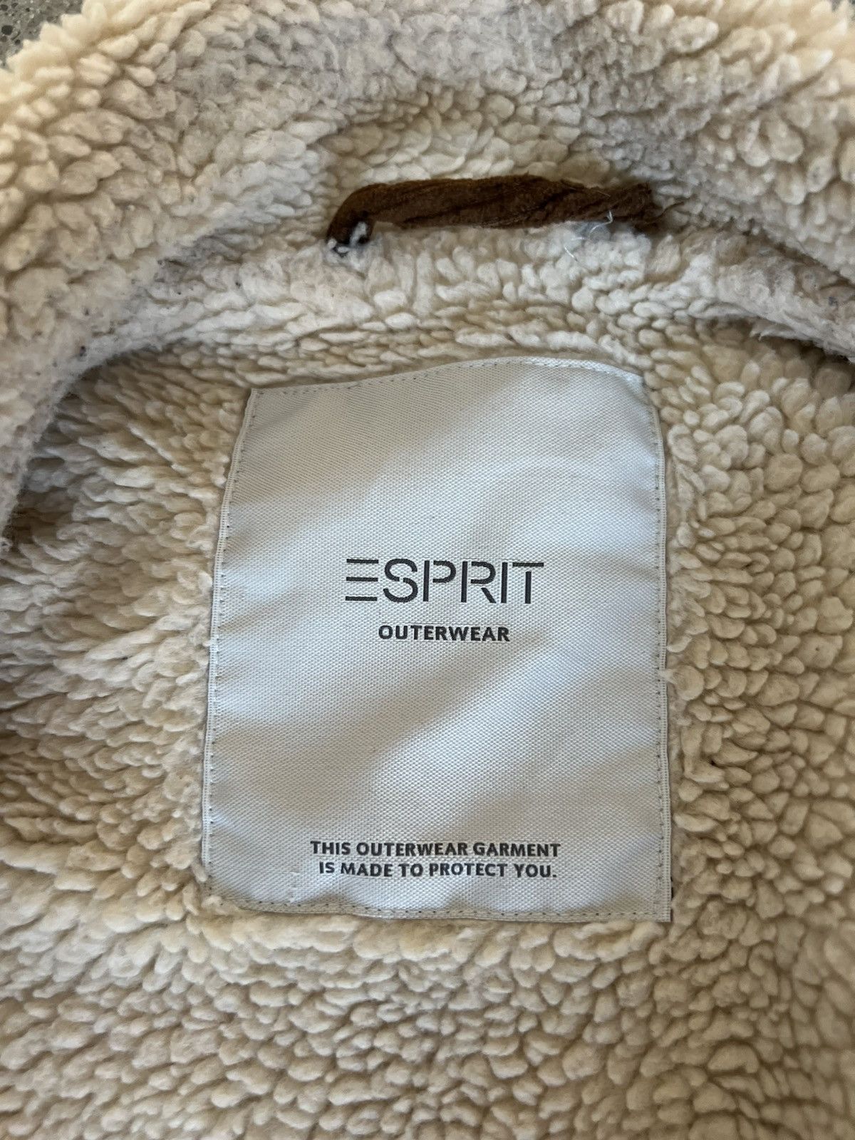 ESPIRIT Brown cordaroy jacket with wool lining Size US M / EU 48-50 / 2 - 3 Thumbnail