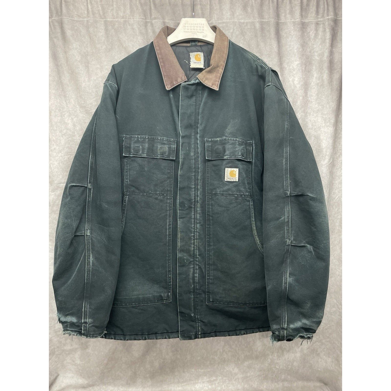 Carhartt VTG Carhartt C03 Black Duck Arctic Quilt Traditional Coat Co Size US XL / EU 56 / 4 - 2 Thumbnail